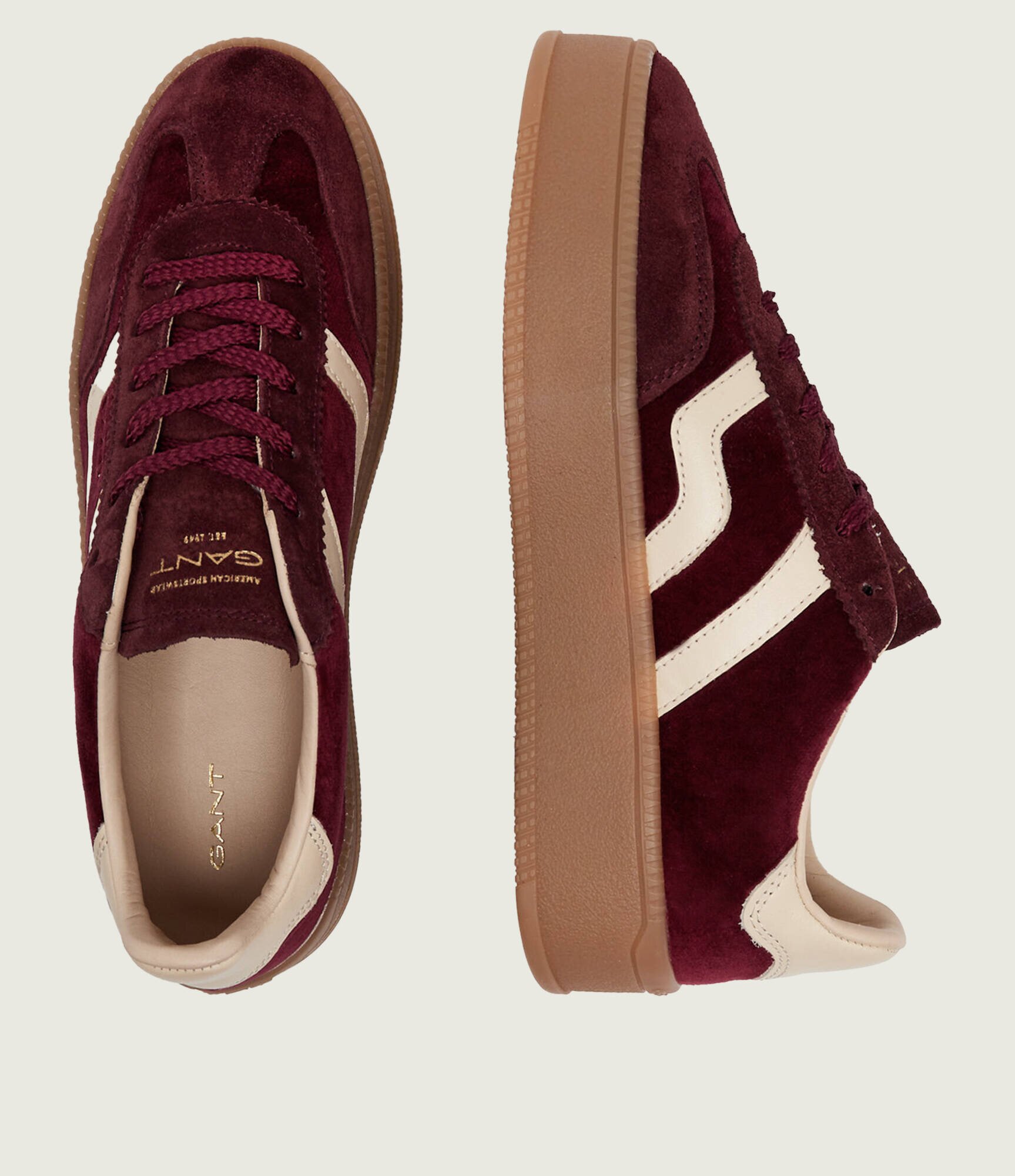 Gant Sneakers Cuzmani | piele întoarsă cu adaos de piele