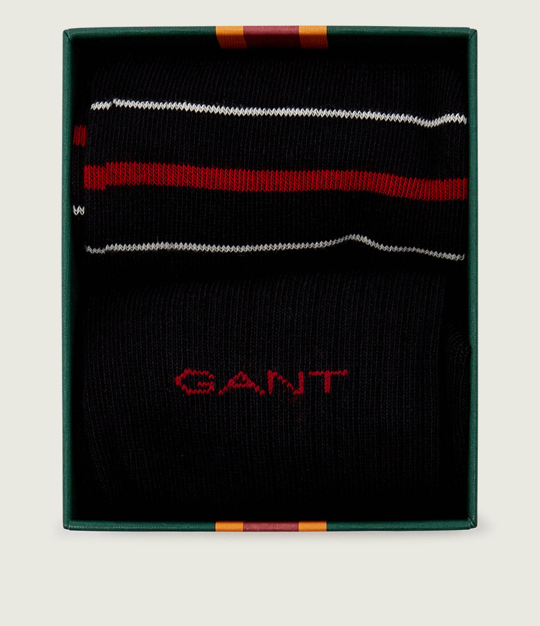 Gant Șosete 2-pack MULTI STRIPE GIFT BOX