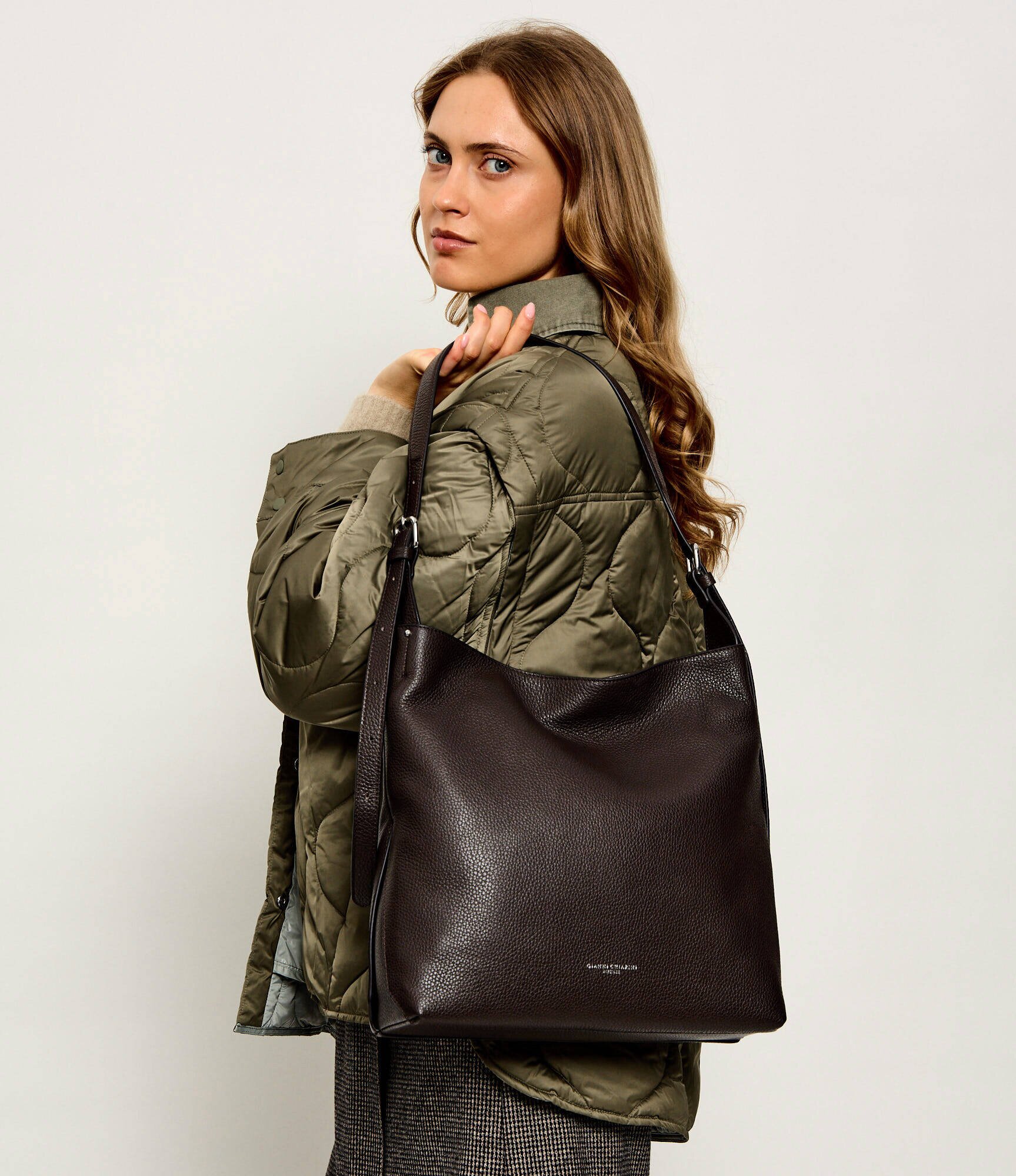 Gianni Chiarini De piele geantă pe umăr Barbara