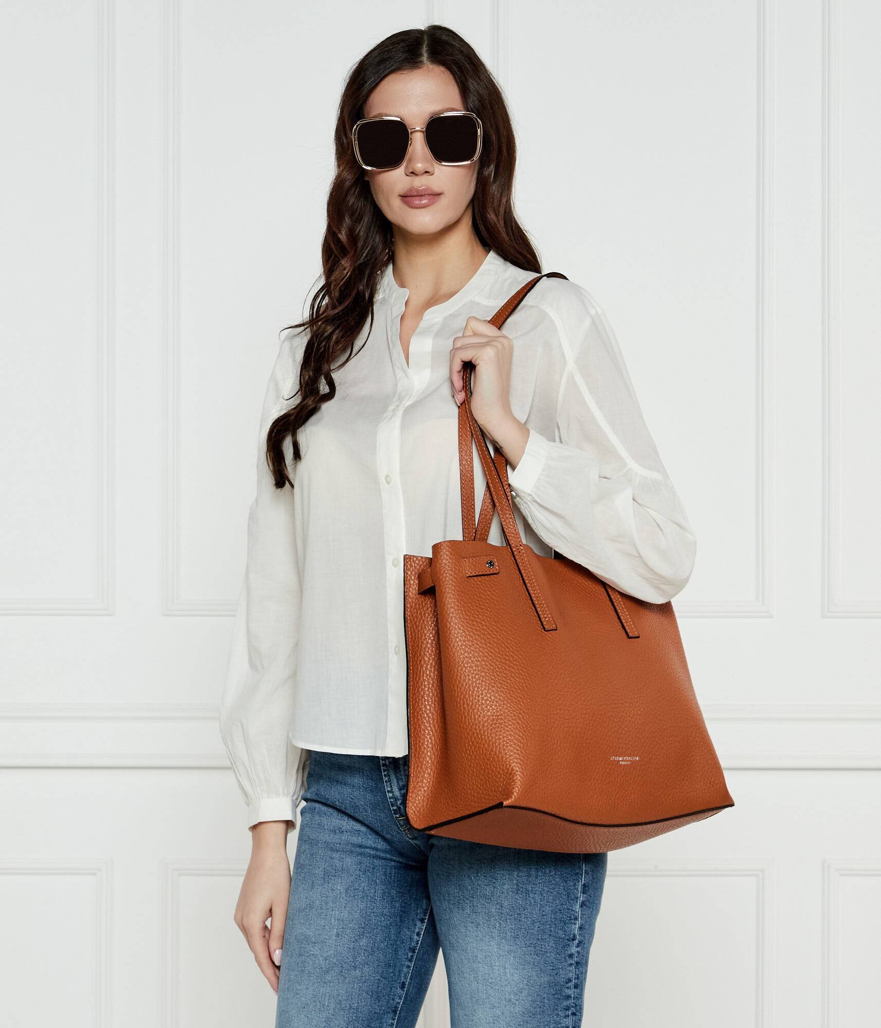 Gianni Chiarini De piele geantă shopper Altea