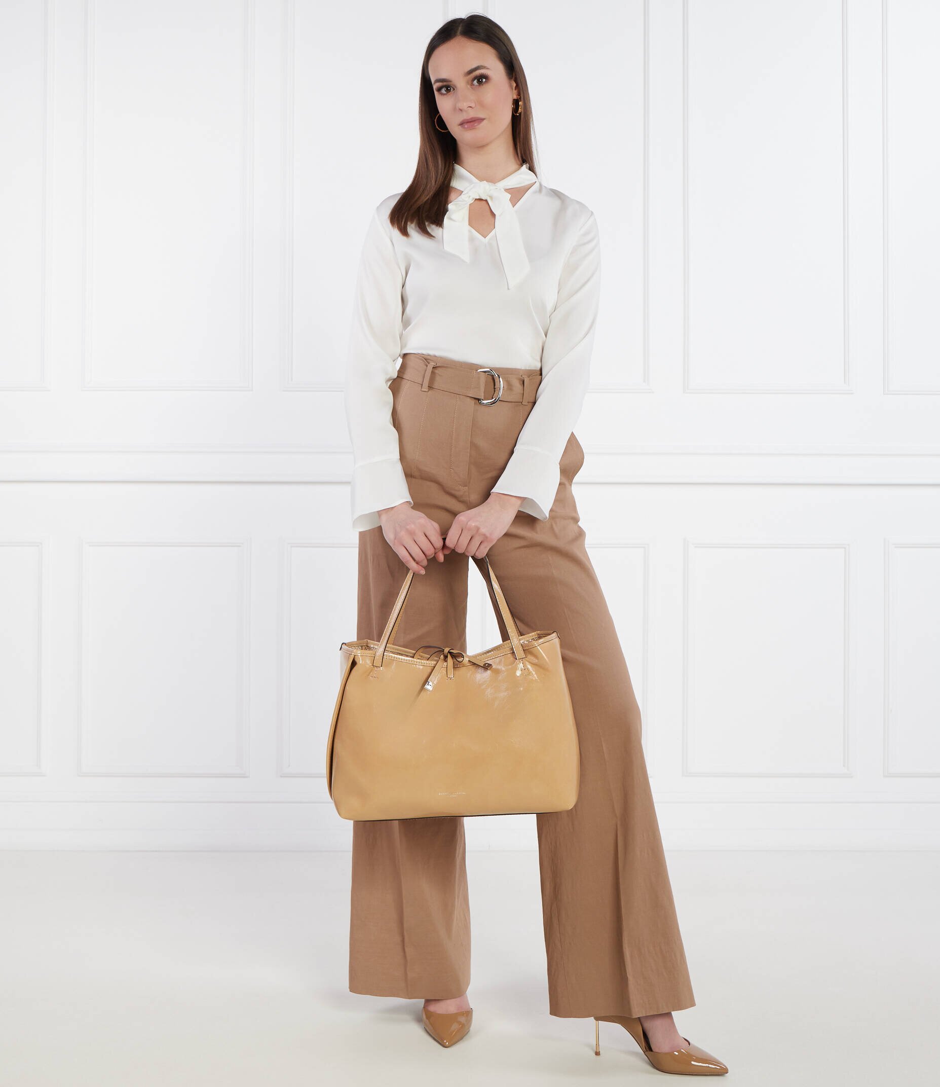 Gianni Chiarini De piele geantă shopper + borsetă Ray