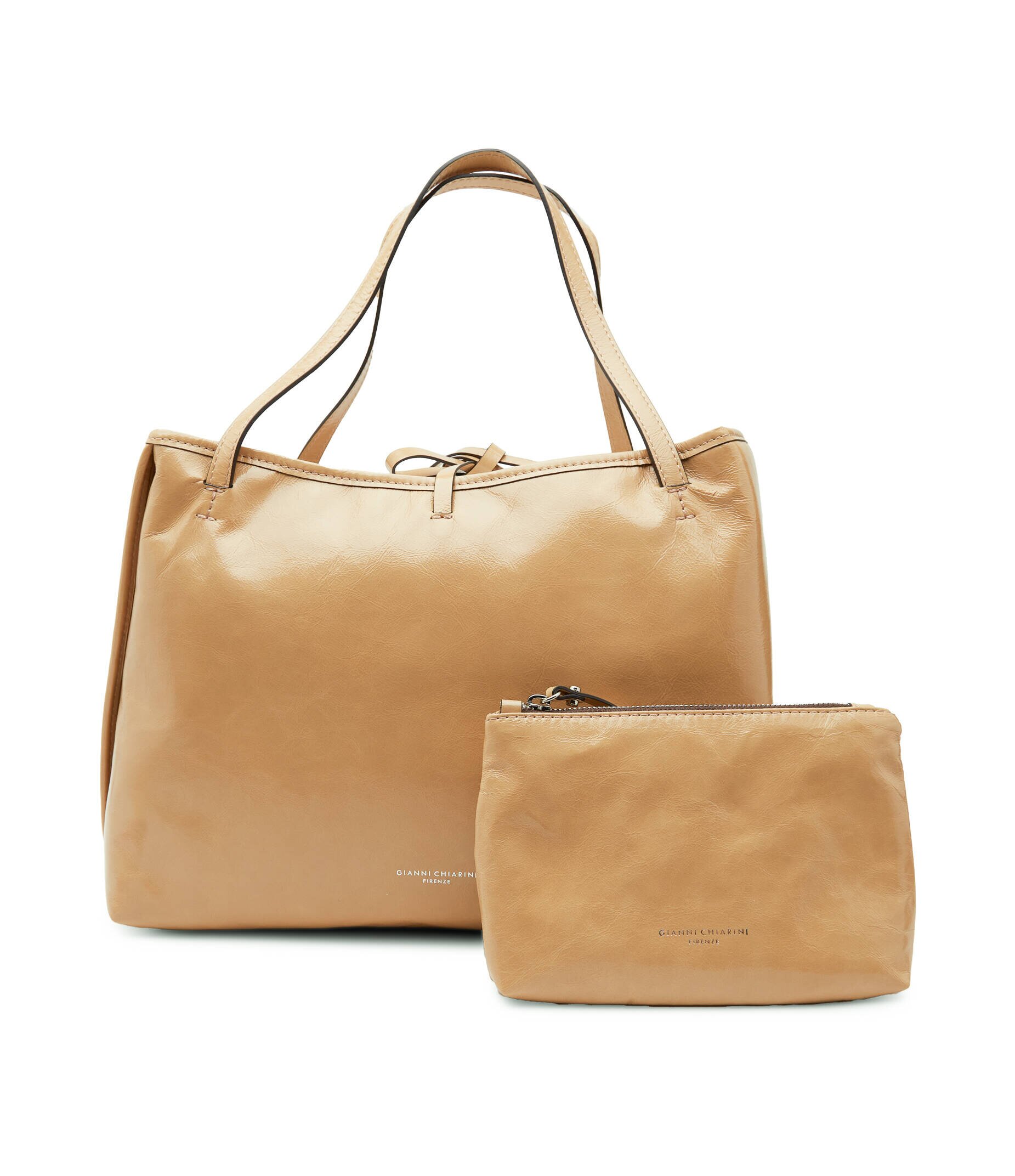 Gianni Chiarini De piele geantă shopper + borsetă Ray