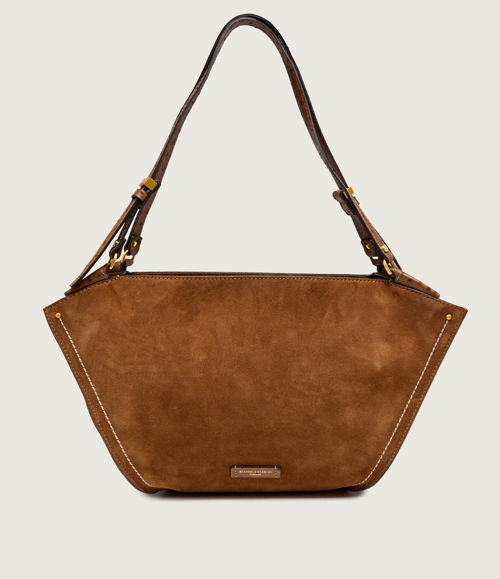 Gianni Chiarini Geantă shopper Bloom | piele întoarsă