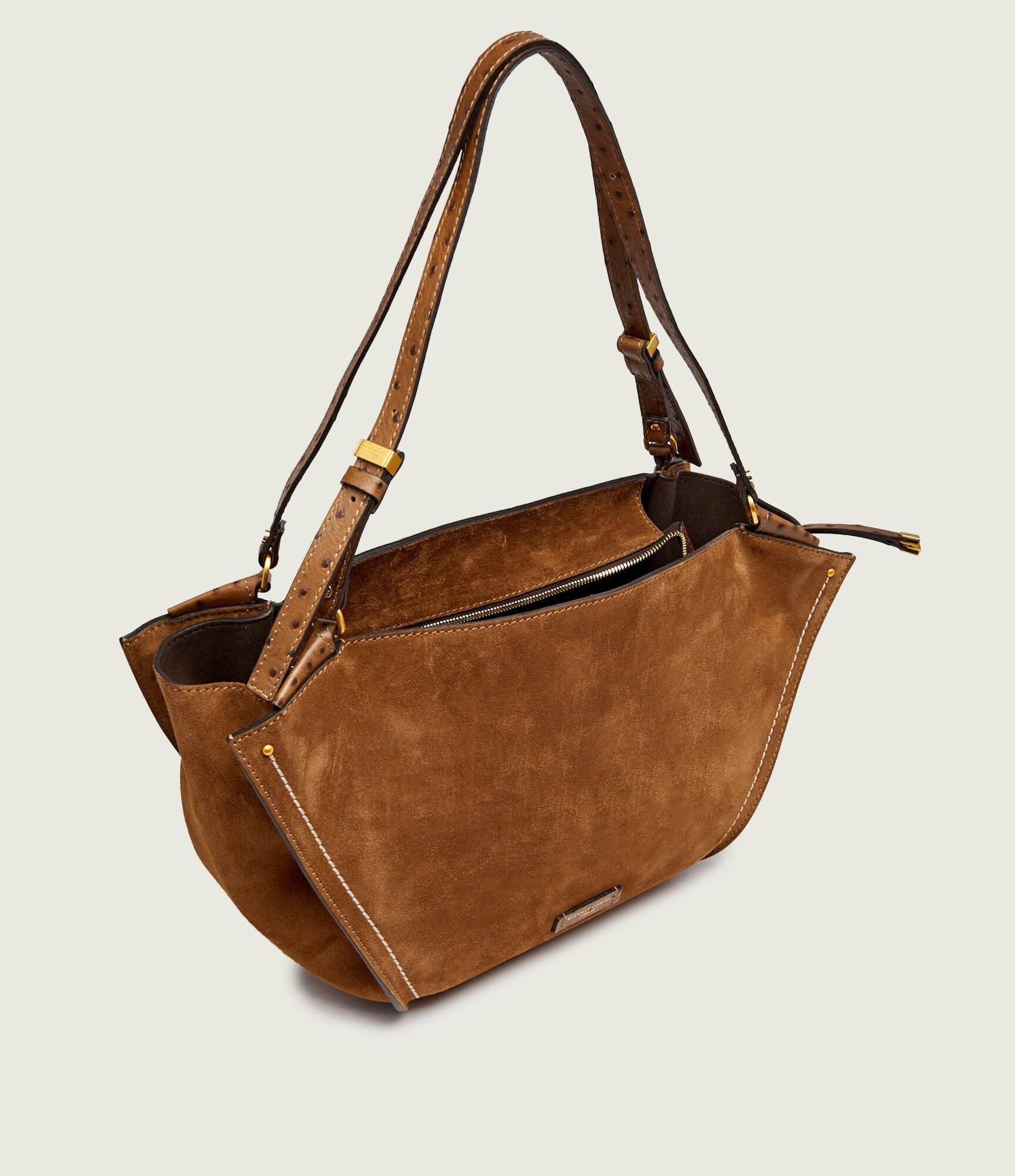 Gianni Chiarini Geantă shopper Bloom | piele întoarsă