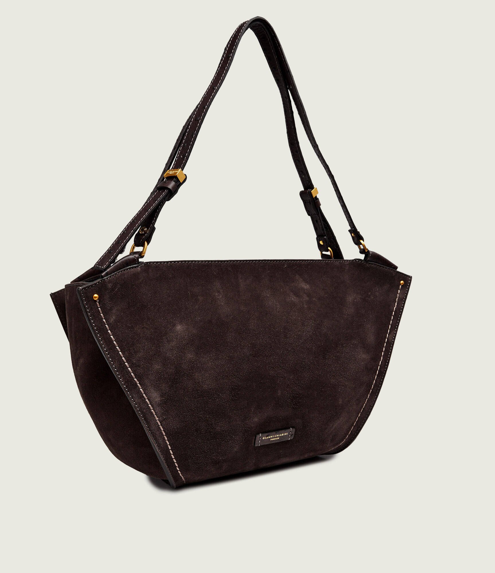 Gianni Chiarini Geantă shopper Bloom | piele întoarsă