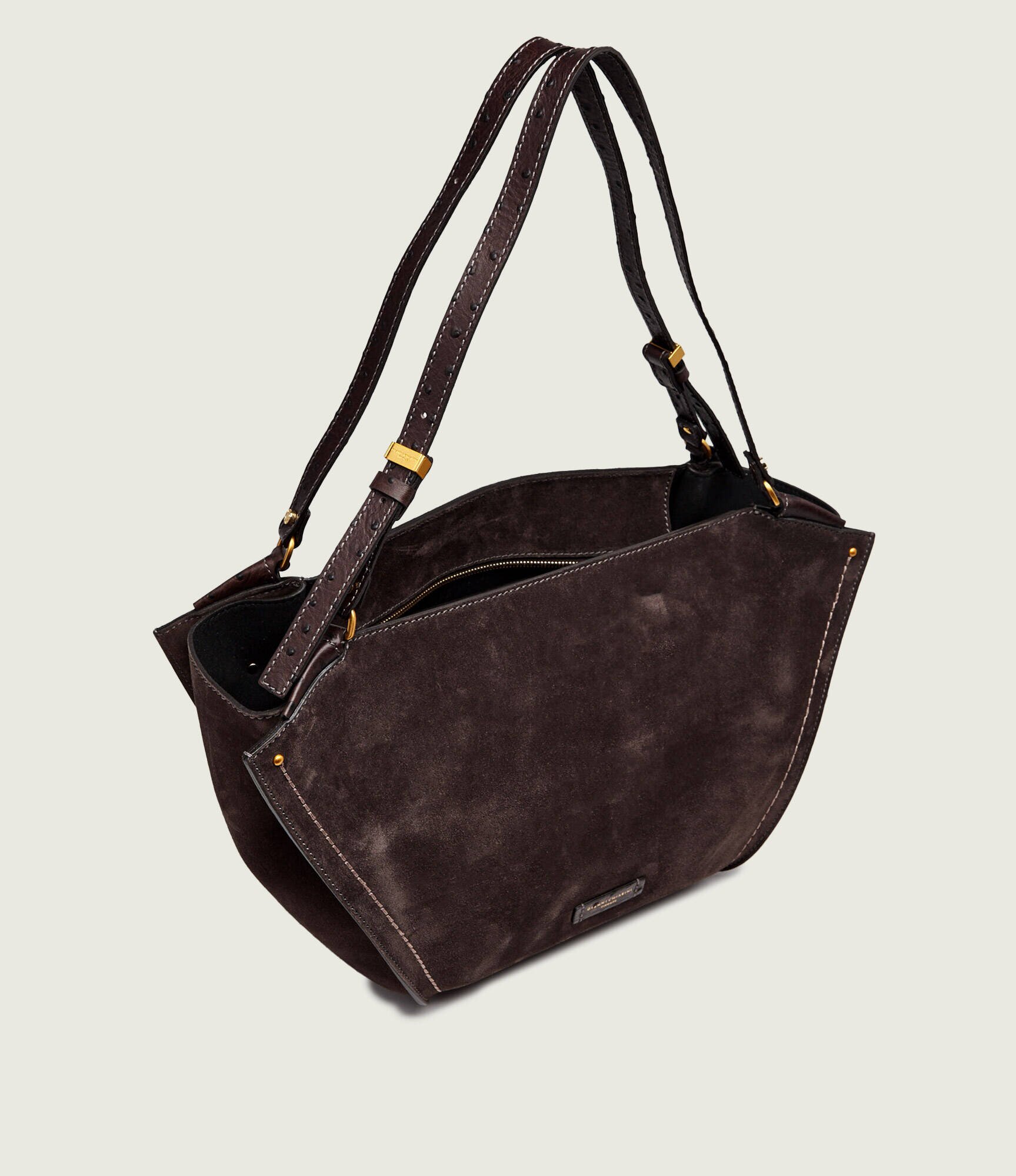 Gianni Chiarini Geantă shopper Bloom | piele întoarsă