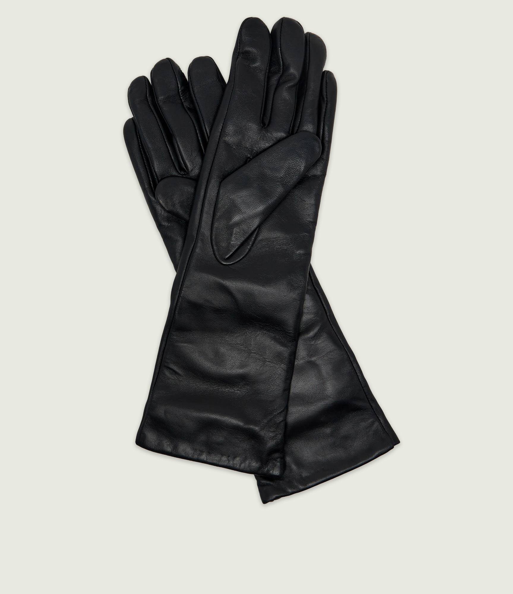 Gianni Chiarini Mănuși de piele cu adaos de lână