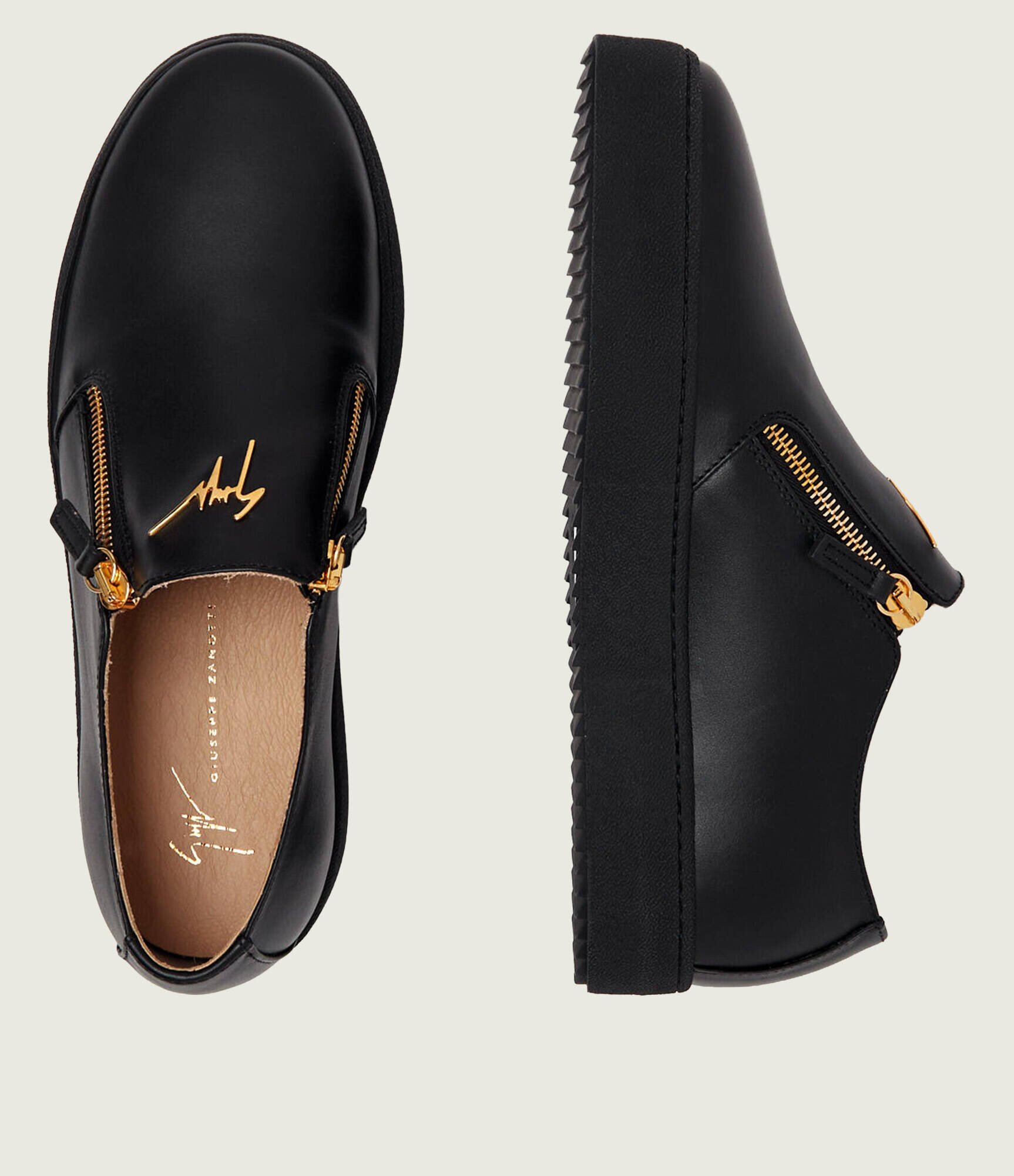 Giuseppe Zanotti De piele slip on KOBE