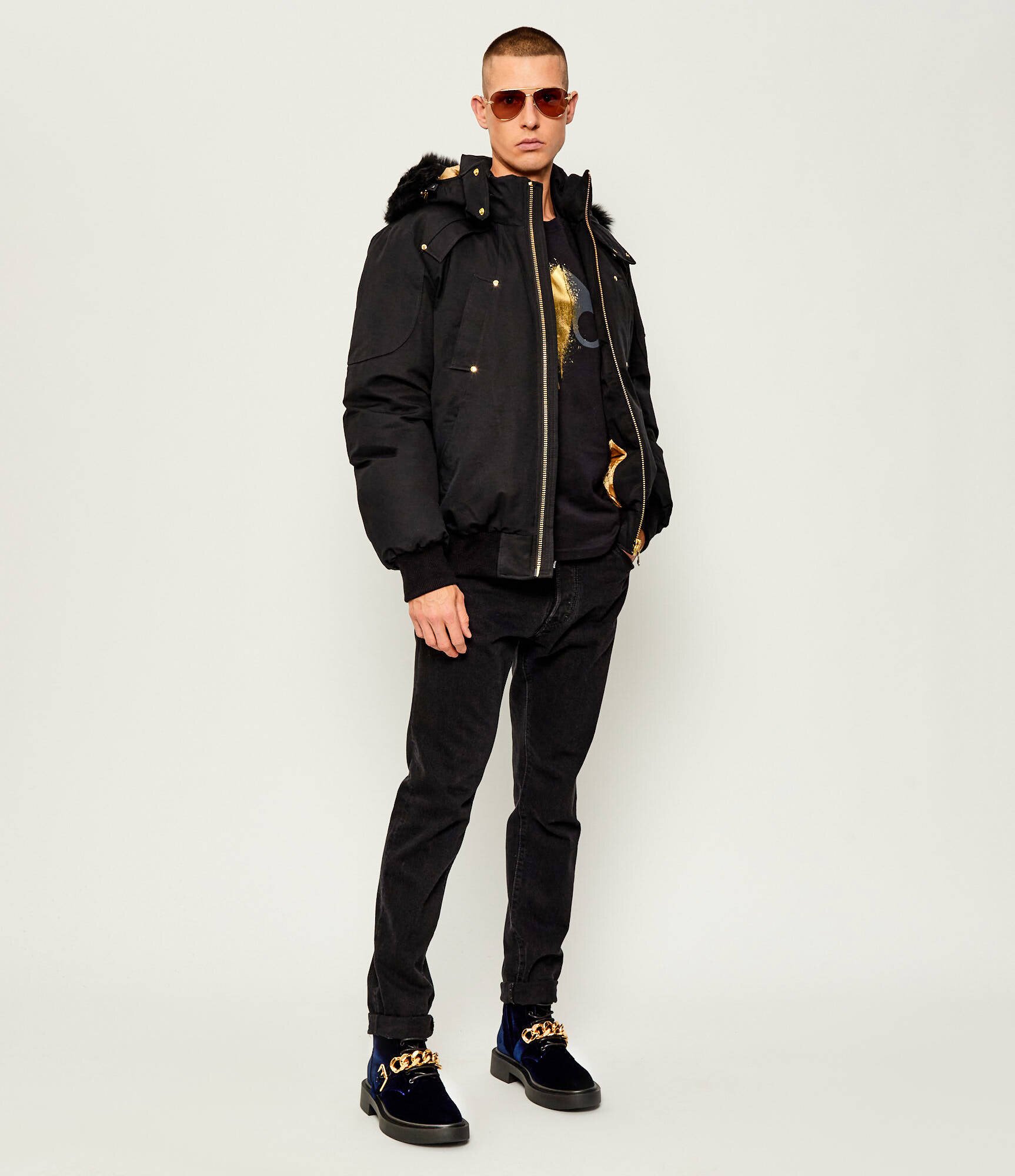 Giuseppe Zanotti Încălțăminte înaltă CATENA | piele întoarsă