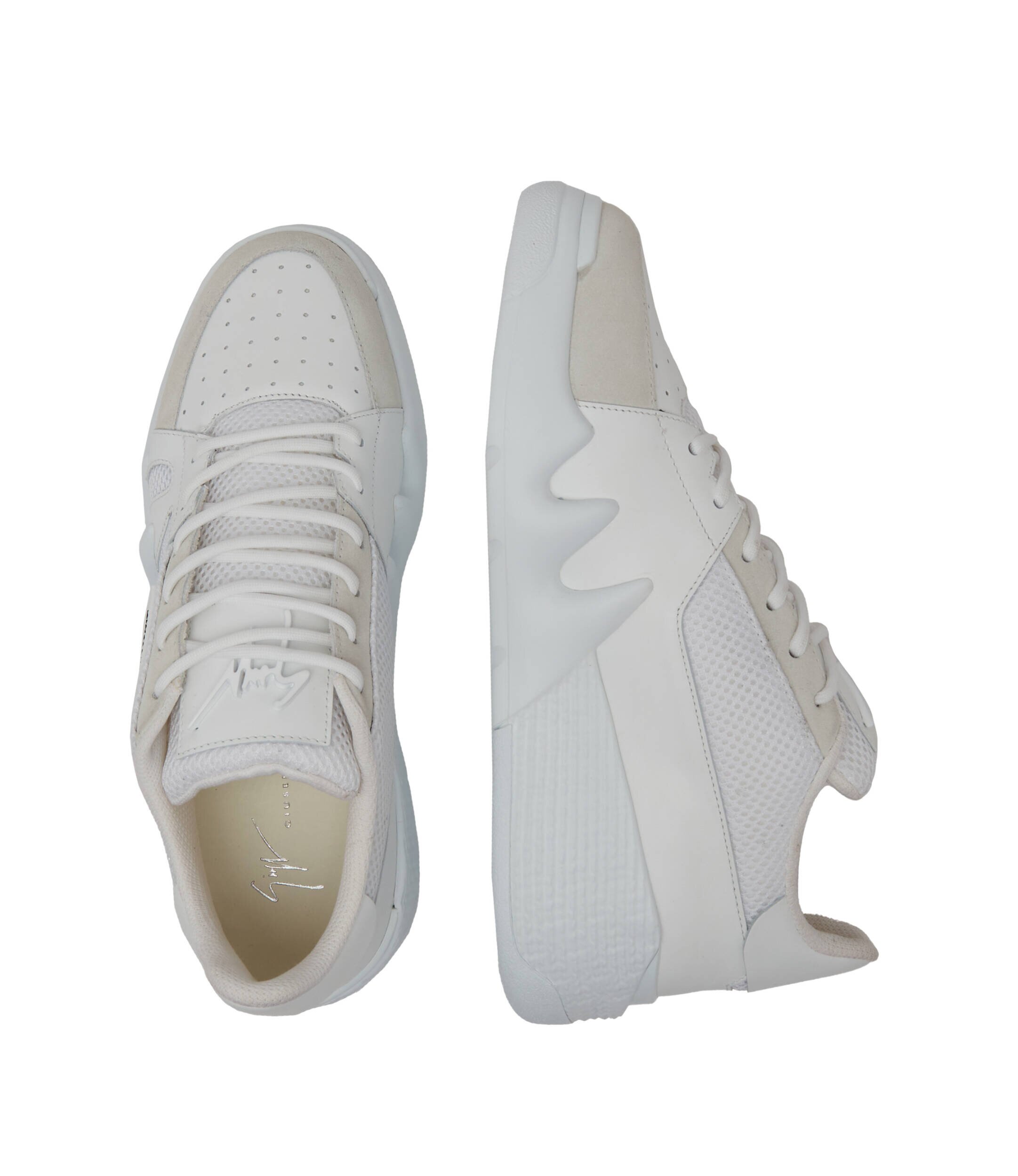 Giuseppe Zanotti Sneakers cu adaos de piele