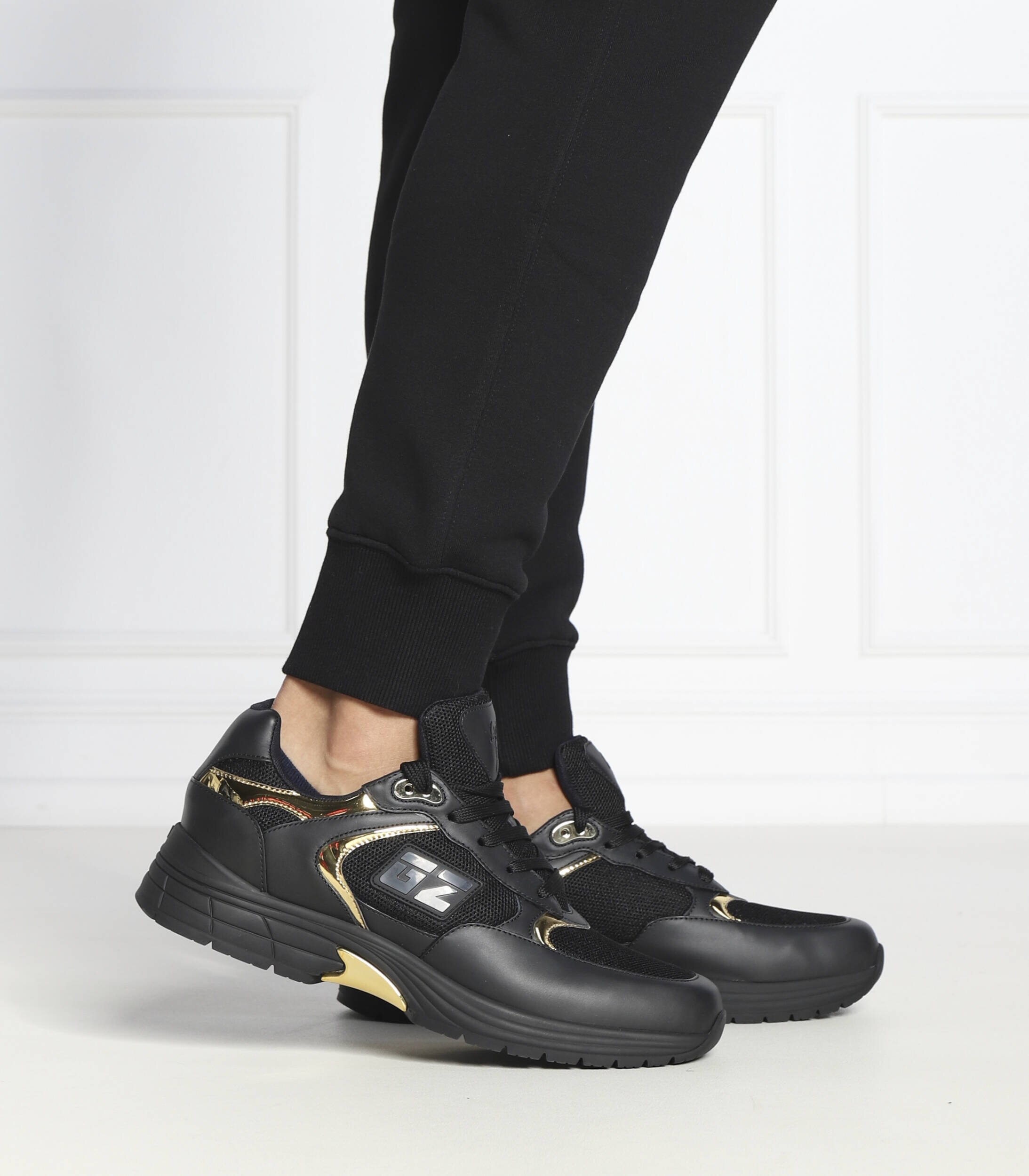 Giuseppe Zanotti Sneakers GZRUNNER cu adaos de piele