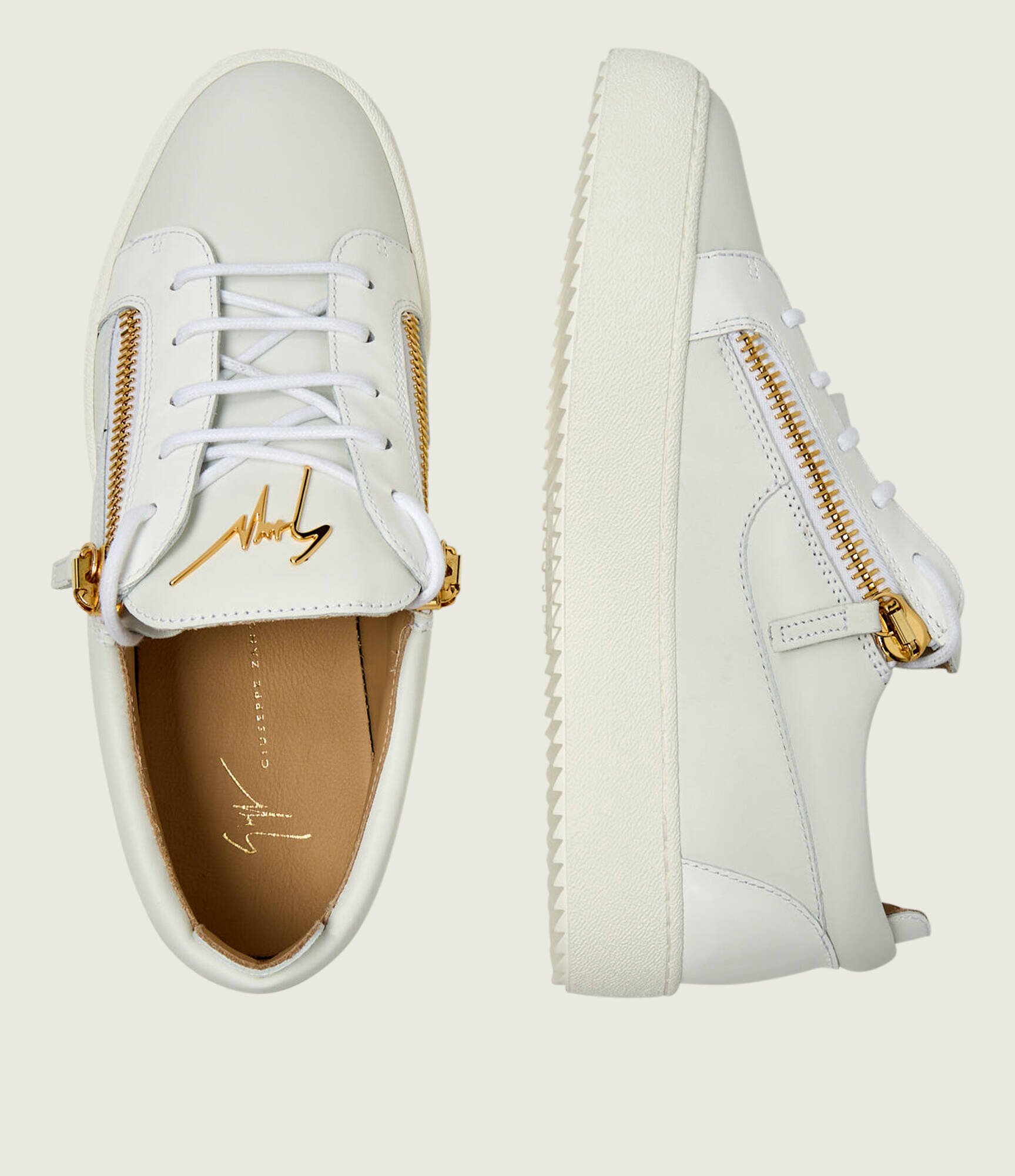 Giuseppe Zanotti Teniși din piele Frankie