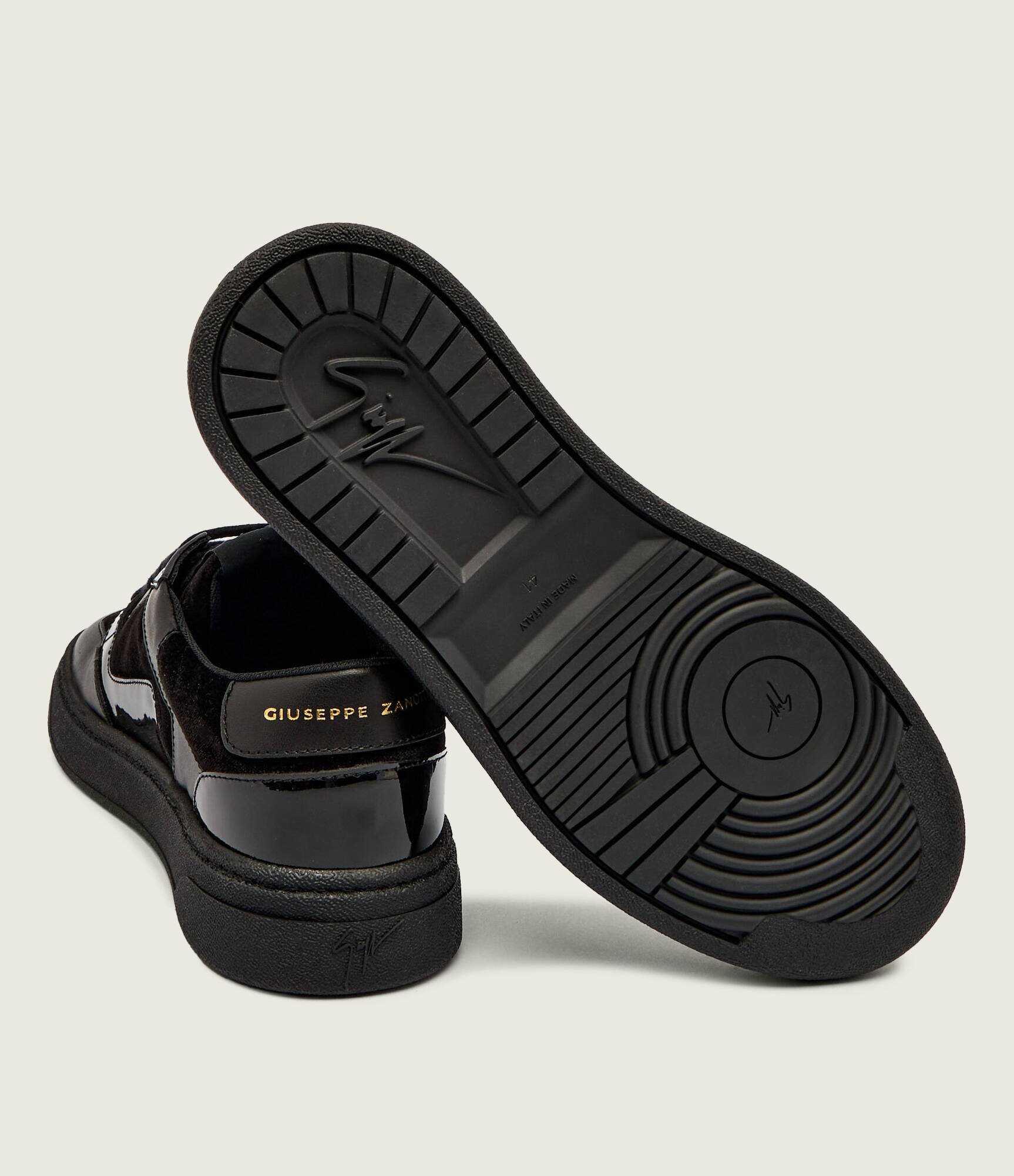 Giuseppe Zanotti Teniși din piele KAREM
