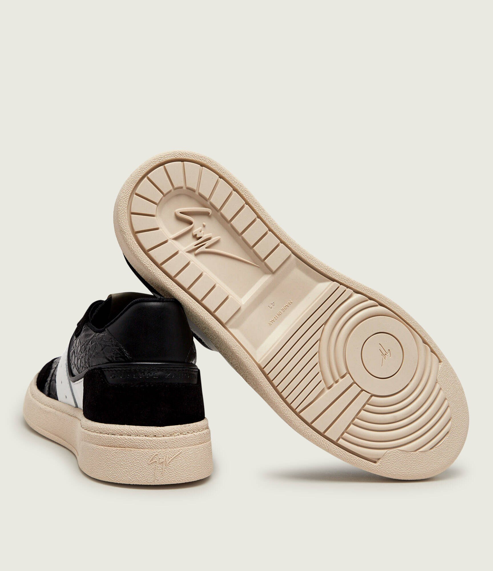 Giuseppe Zanotti Teniși din piele Uomo | piele întoarsă