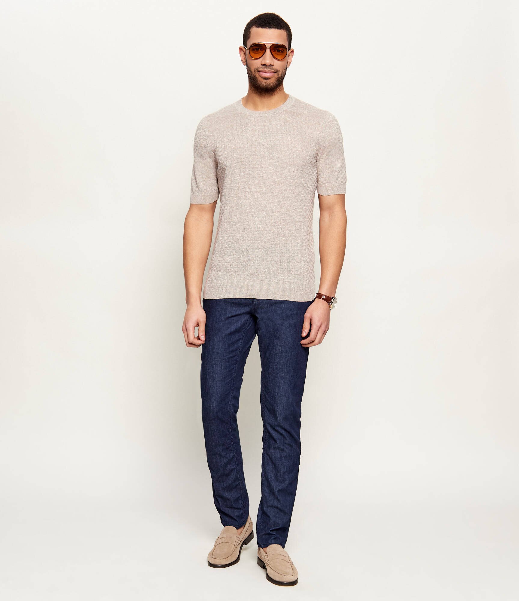 Gran Sasso De in tricou | Slim Fit