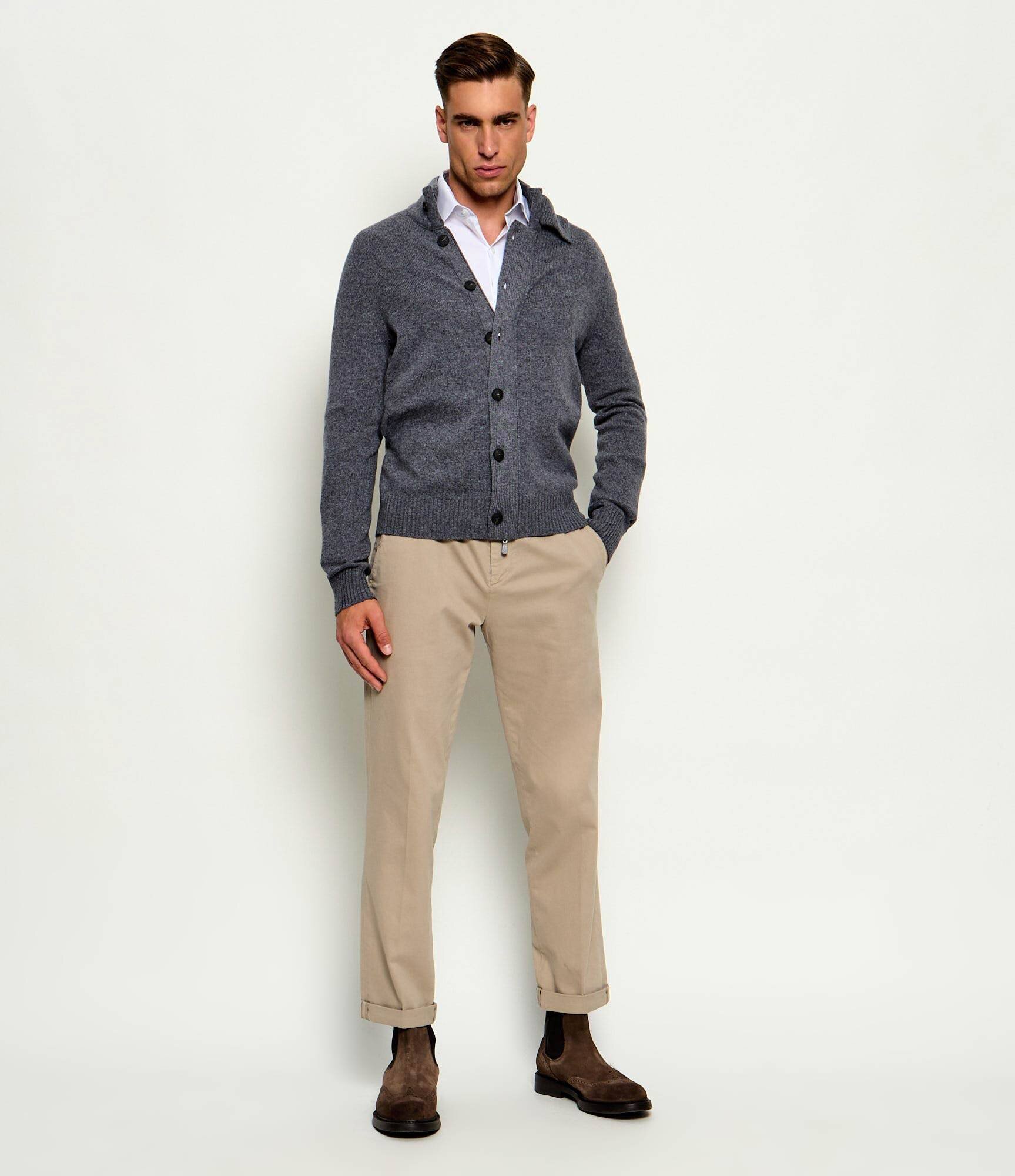 Gran Sasso De lână cardigan | regular fit
