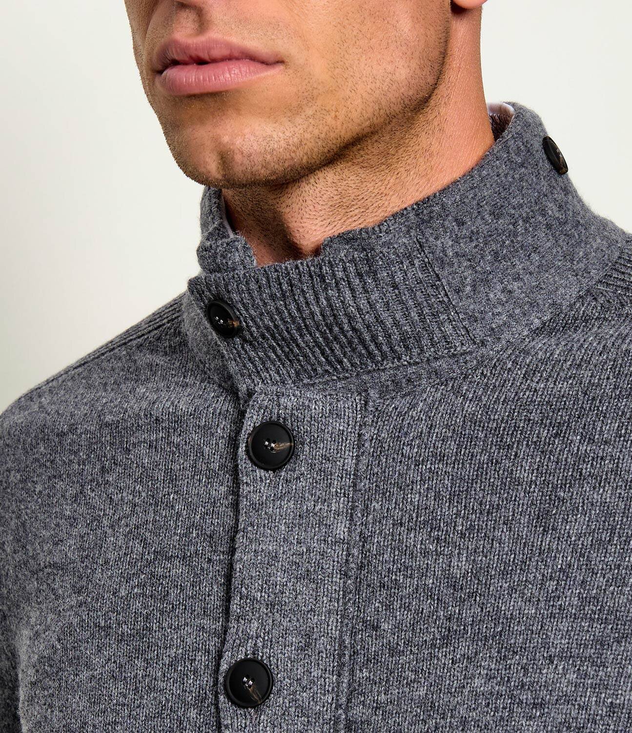 Gran Sasso De lână cardigan | regular fit