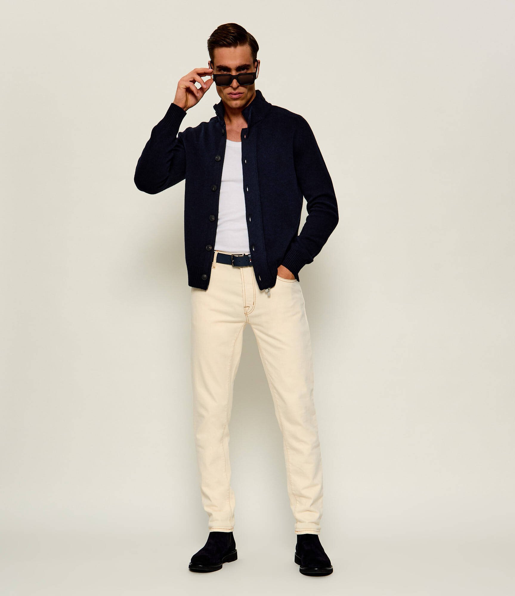 Gran Sasso De lână cardigan | regular fit