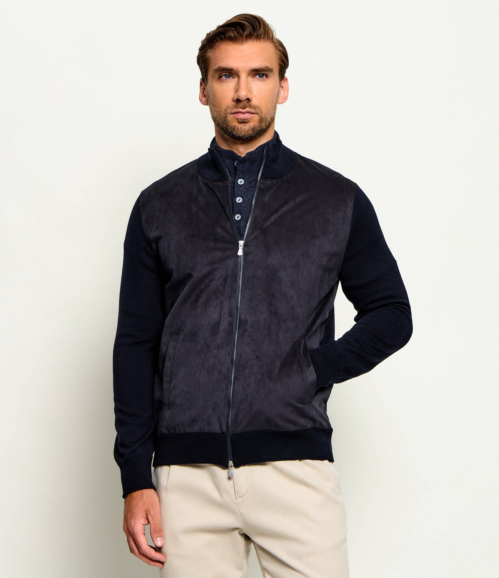 Gran Sasso De lână geacă | regular fit