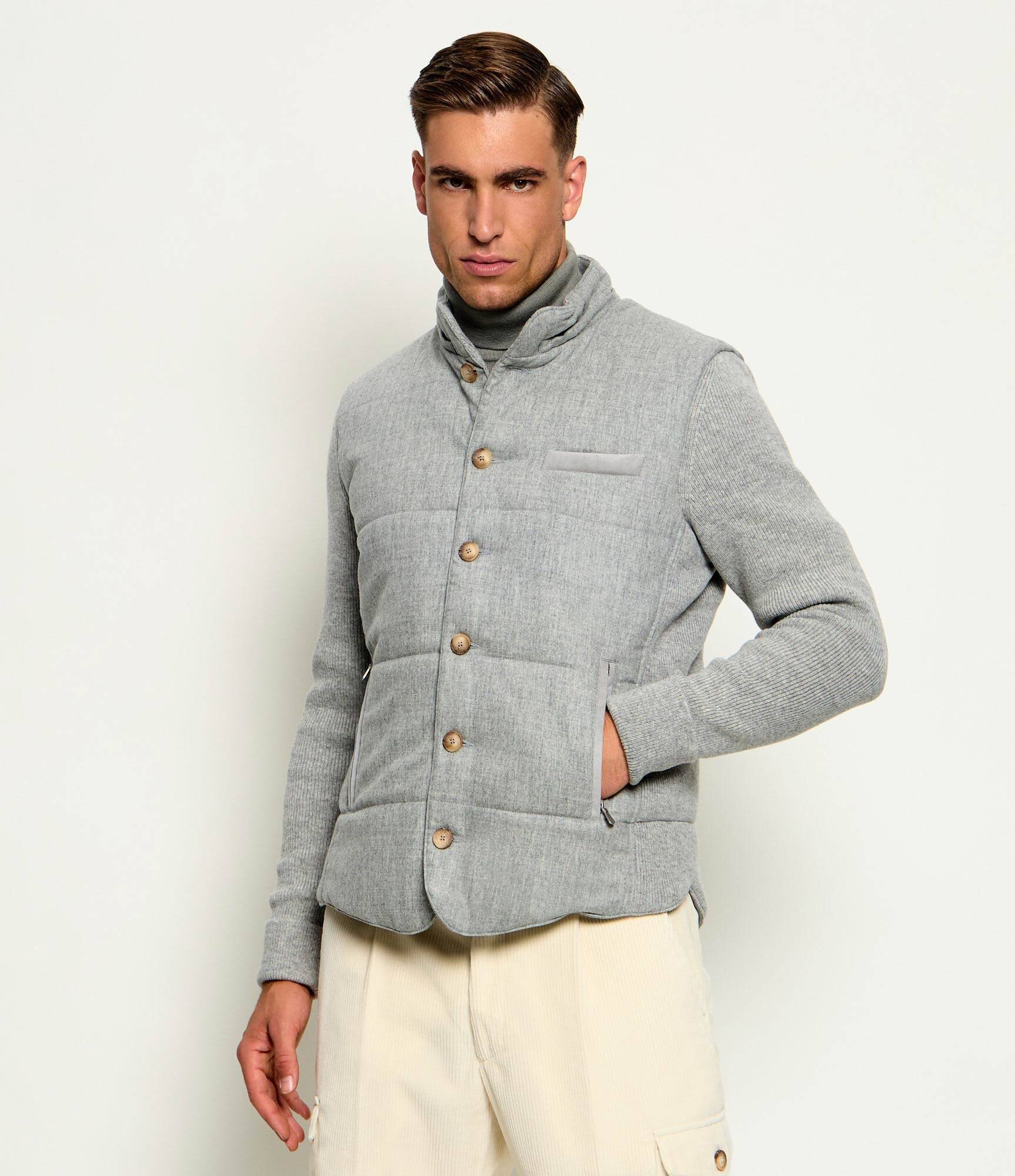 Gran Sasso De lână geacă | Slim Fit