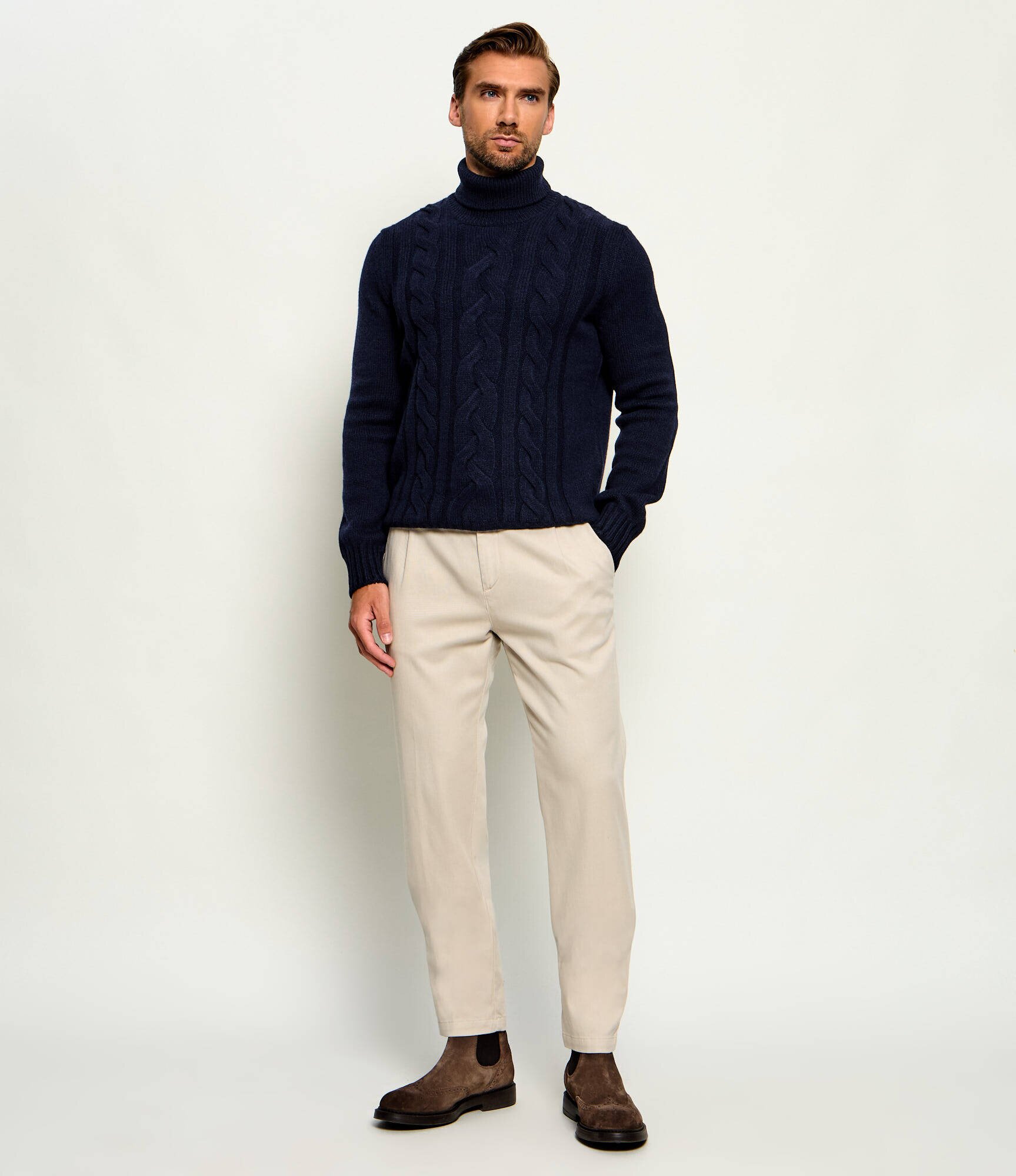 Gran Sasso De lână maletă | regular fit