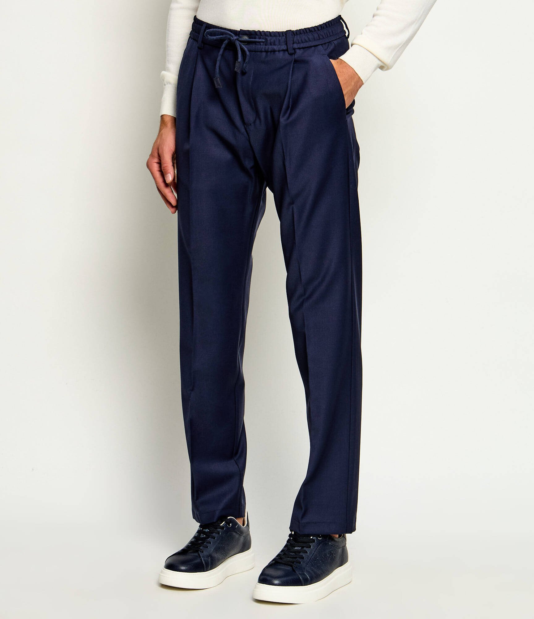 Gran Sasso De lână pantaloni chino | regular fit