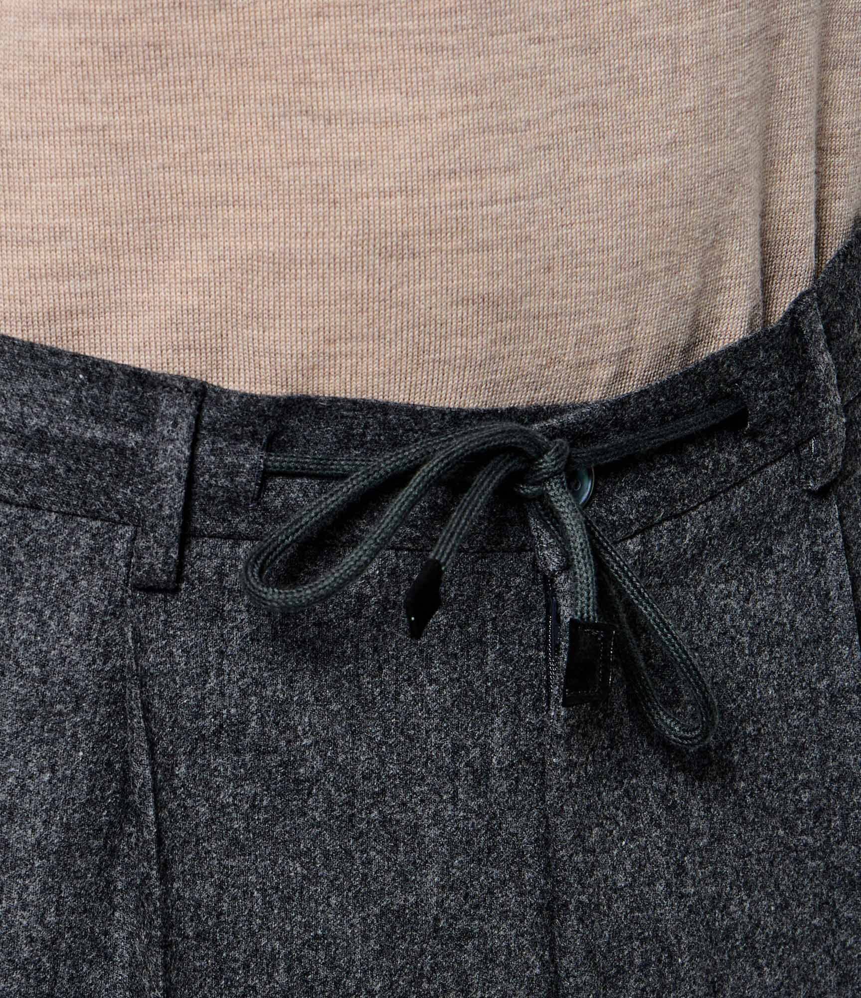 Gran Sasso De lână pantaloni chino | Tapered fit