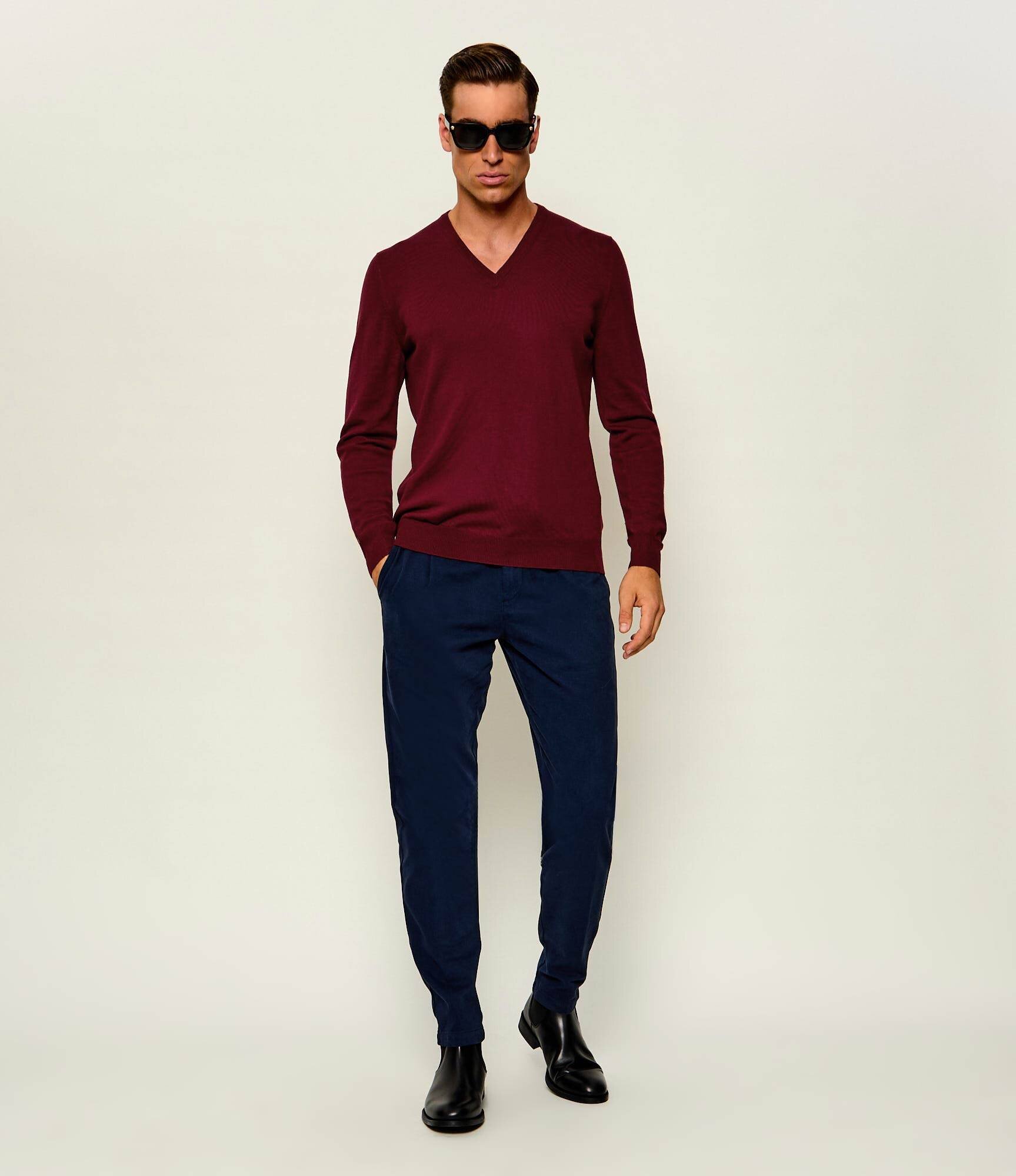 Gran Sasso De lână pulover | Slim Fit