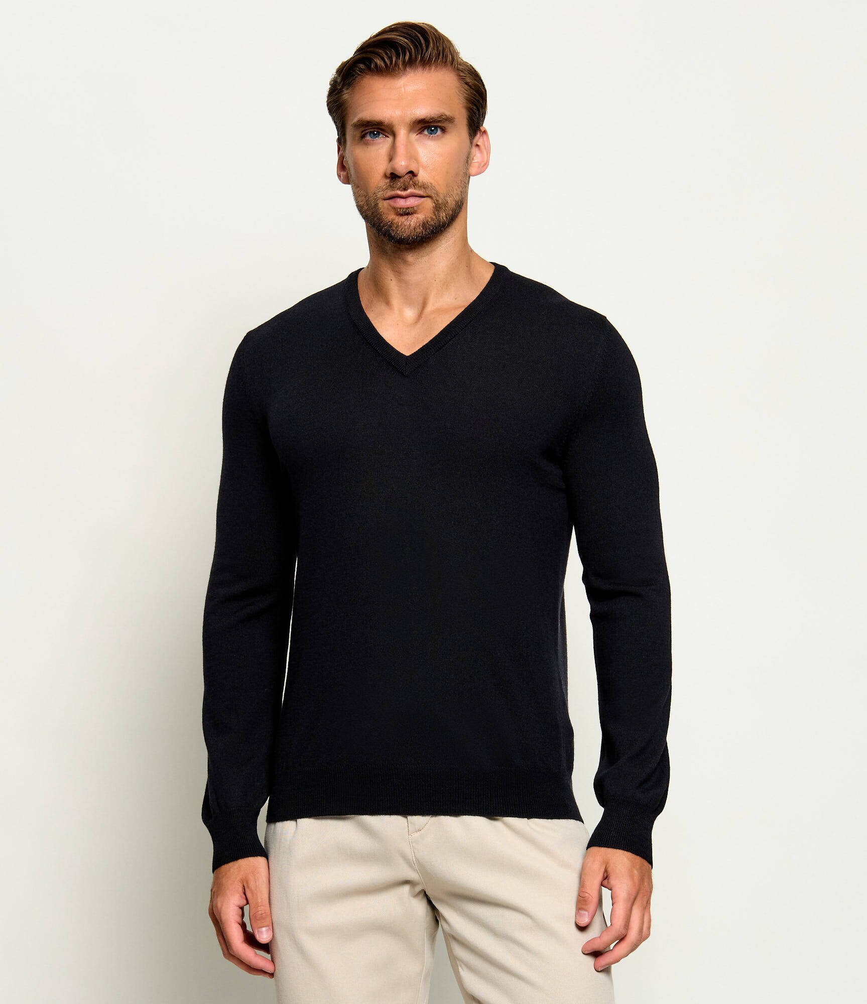 Gran Sasso De lână pulover | Slim Fit