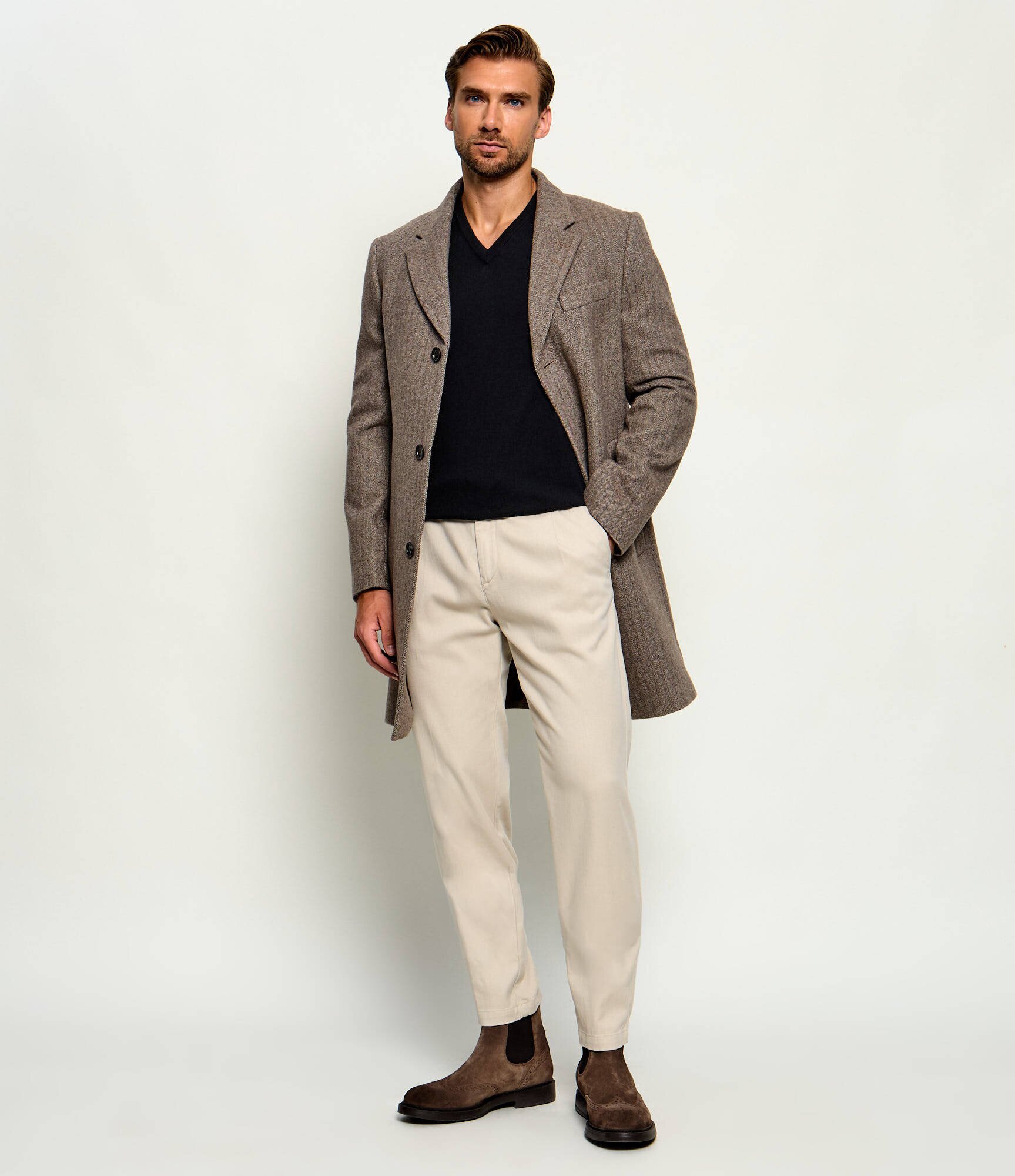 Gran Sasso De lână pulover | Slim Fit