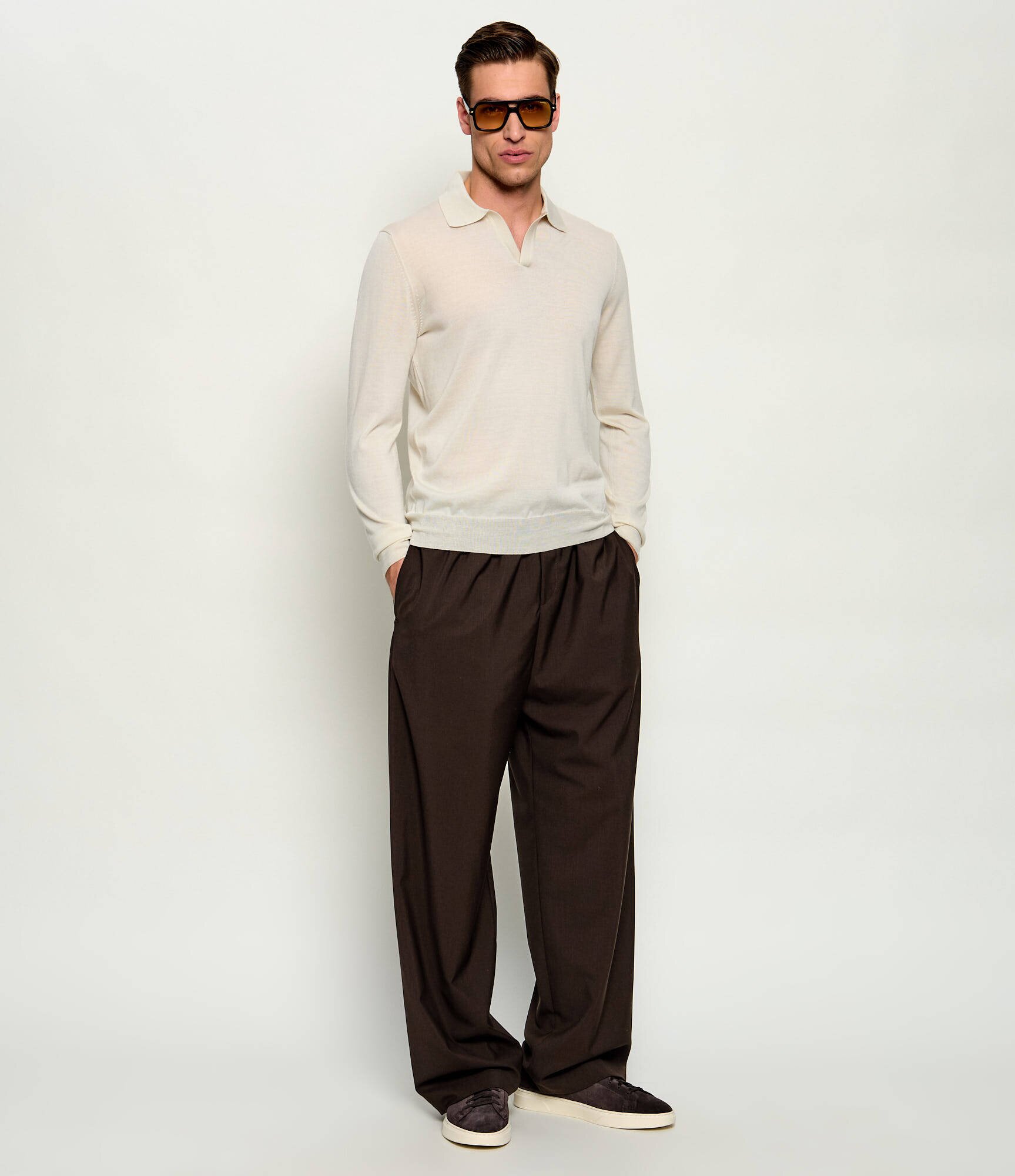 Gran Sasso De lână pulover | Slim Fit