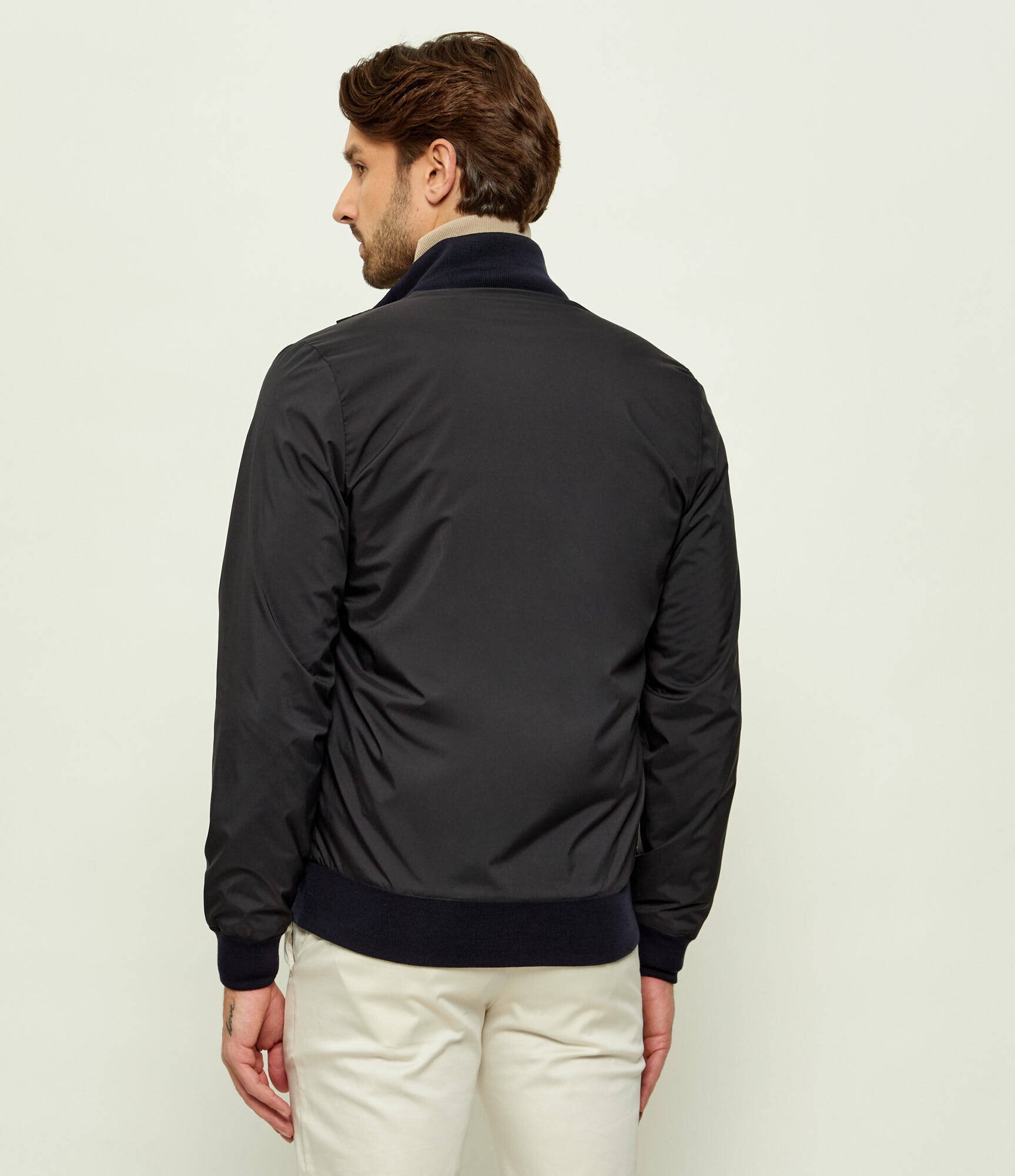 Gran Sasso Geacă bomber SARTORIAL | Slim Fit cu adaos de lână
