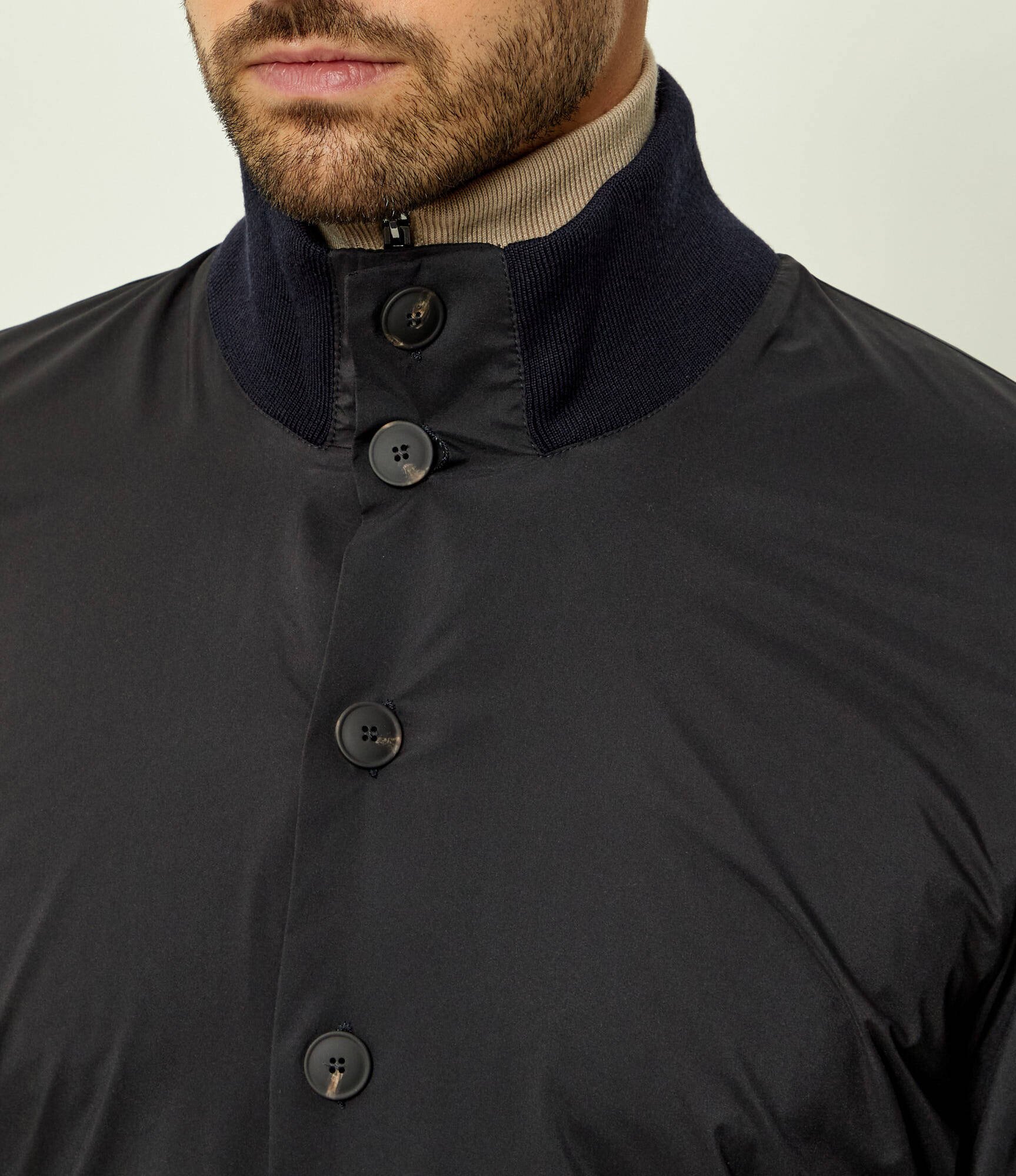 Gran Sasso Geacă bomber SARTORIAL | Slim Fit cu adaos de lână