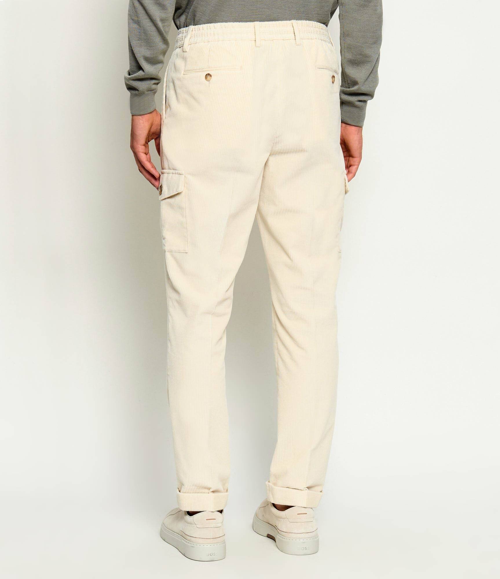 Gran Sasso Pantaloni cargo | regular fit | catifea reiată