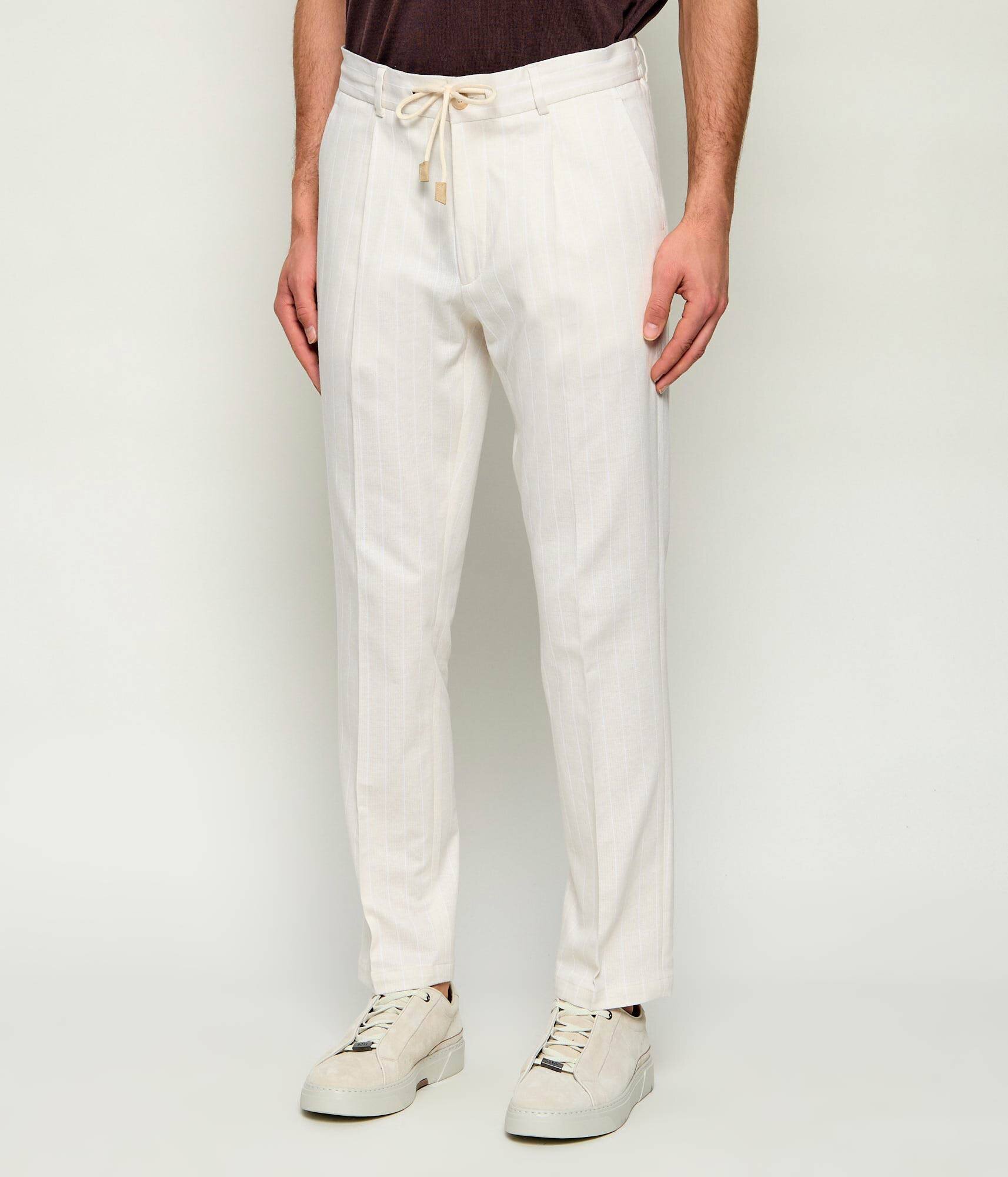 Gran Sasso Pantaloni chino | Slim Fit | cu adaos de in