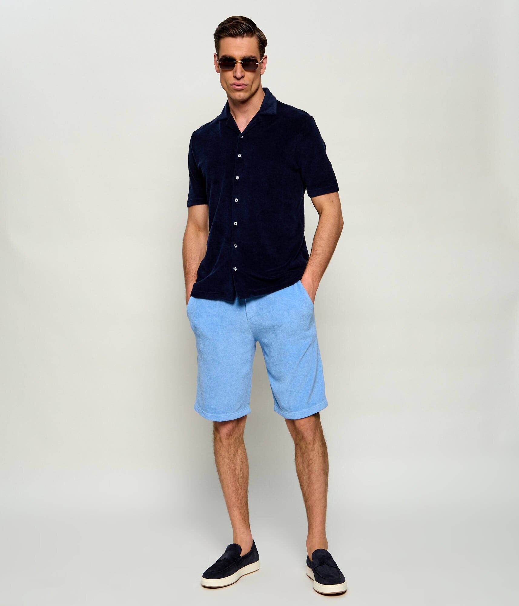 Gran Sasso Pantaloni scurți | Comfort fit frotir