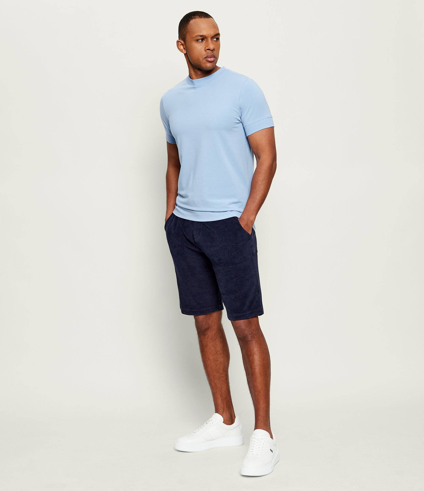 Gran Sasso Pantaloni scurți | Comfort fit frotir