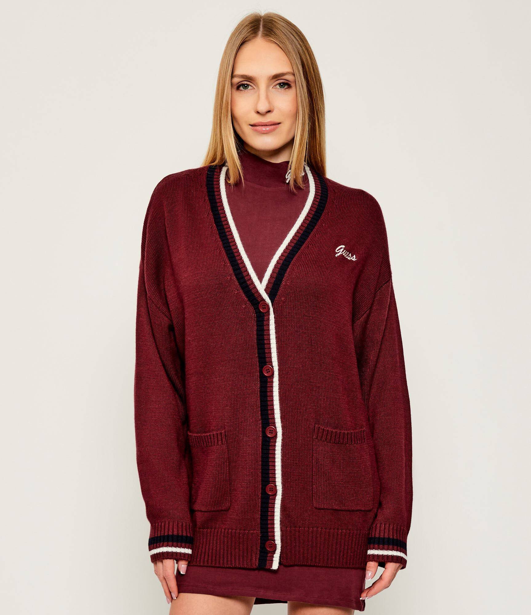 GUESS ACTIVE Cardigan SABINA | Oversize fit cu adaos de lână