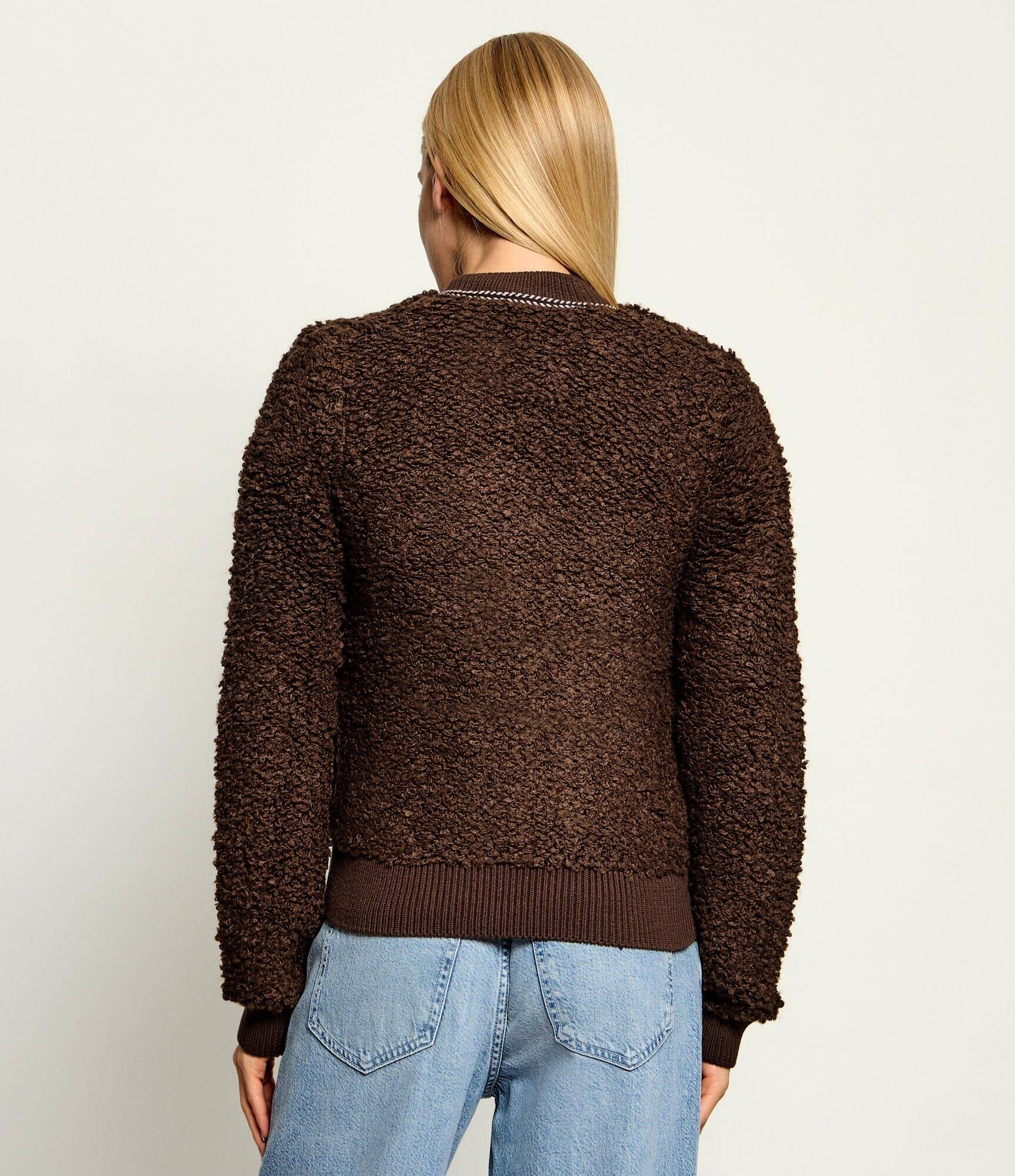 GUESS ACTIVE Din fleece geacă bomber Emma | regular fit cu adaos de lână