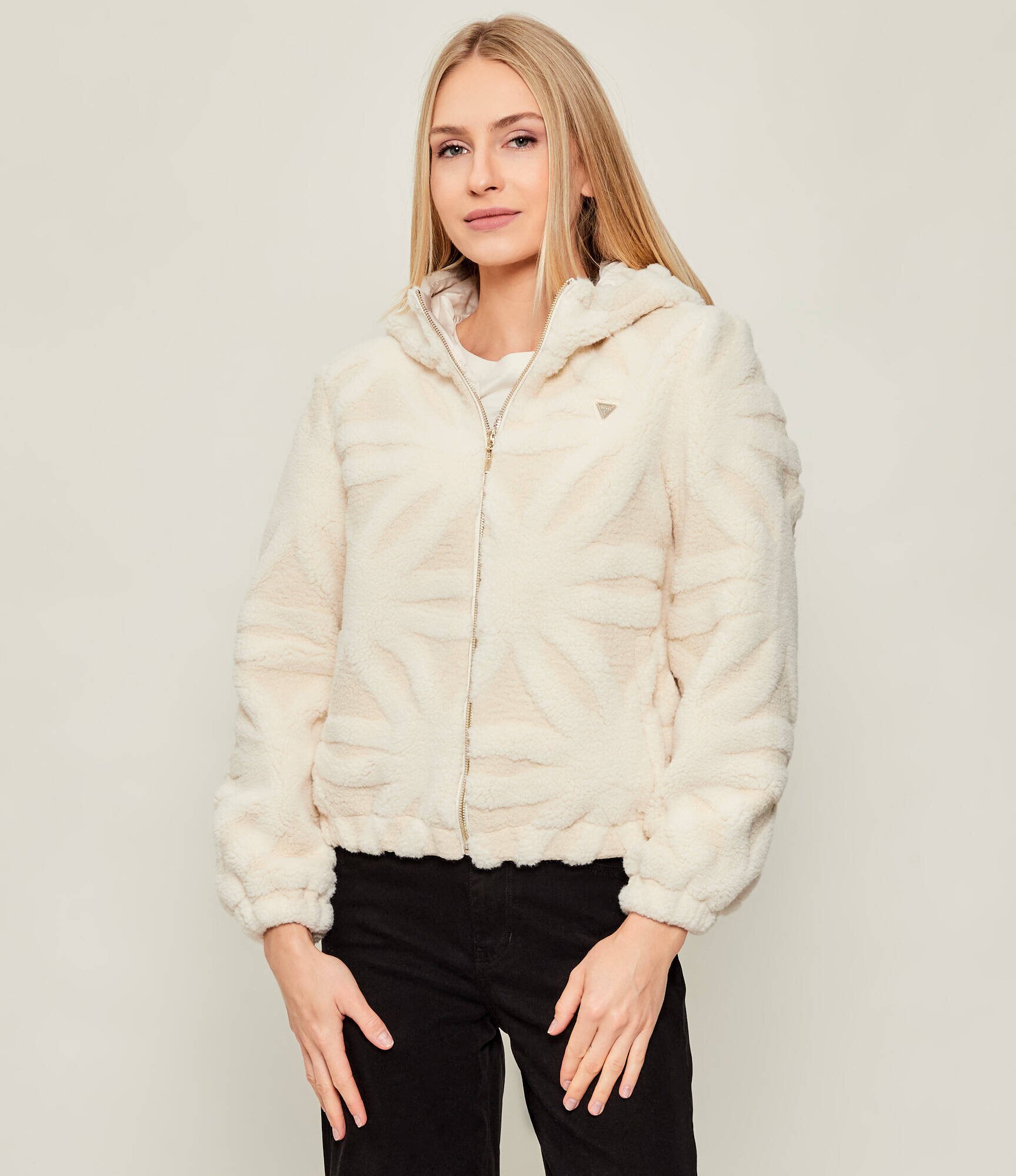 GUESS ACTIVE Din fleece geacă SHERPA | regular fit