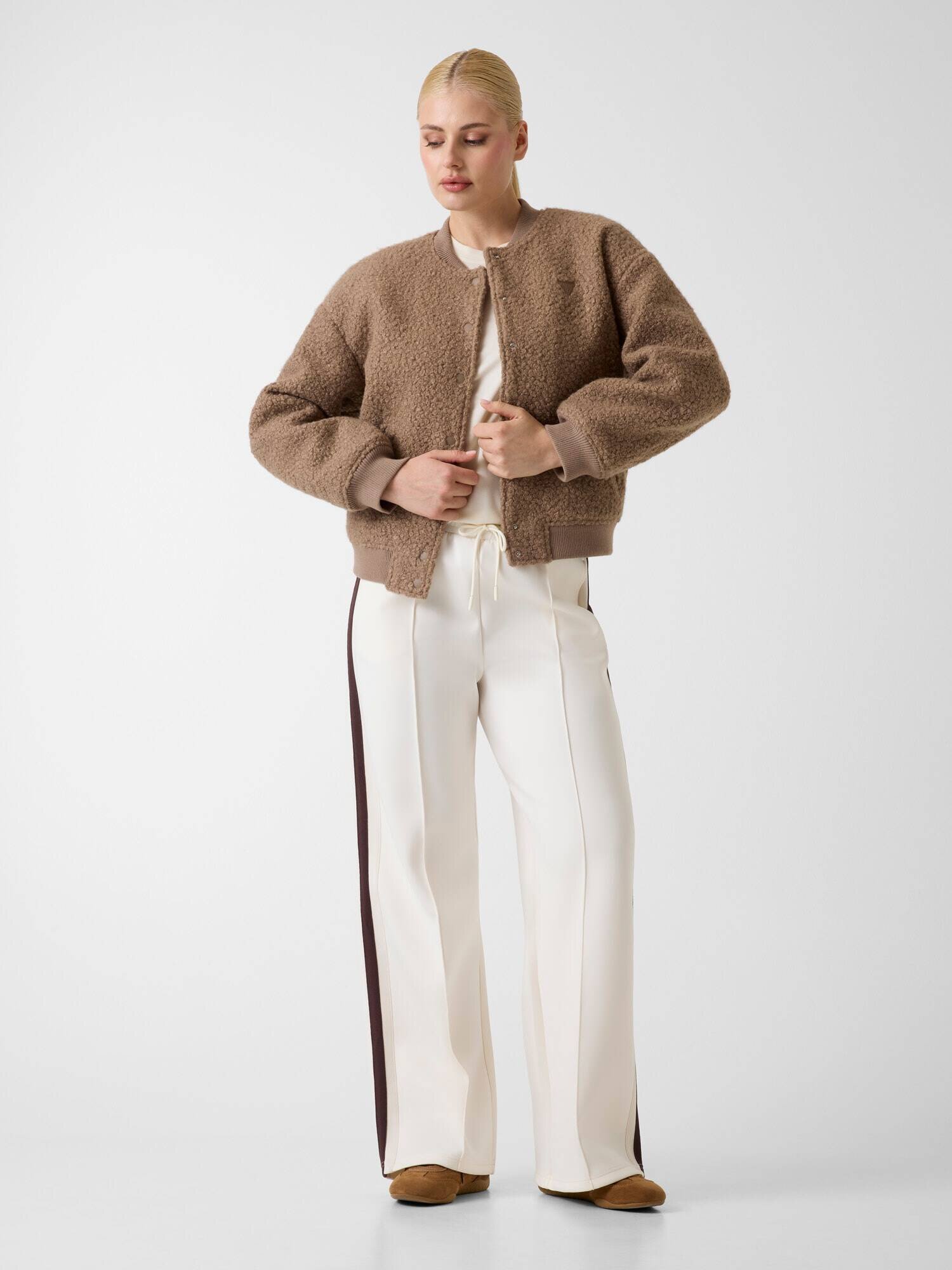 GUESS ACTIVE Geacă bomber Azha Sherpa | regular fit | shearling