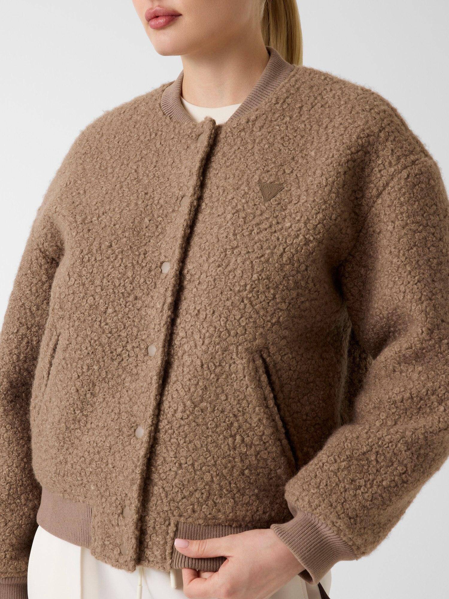 GUESS ACTIVE Geacă bomber Azha Sherpa | regular fit | shearling