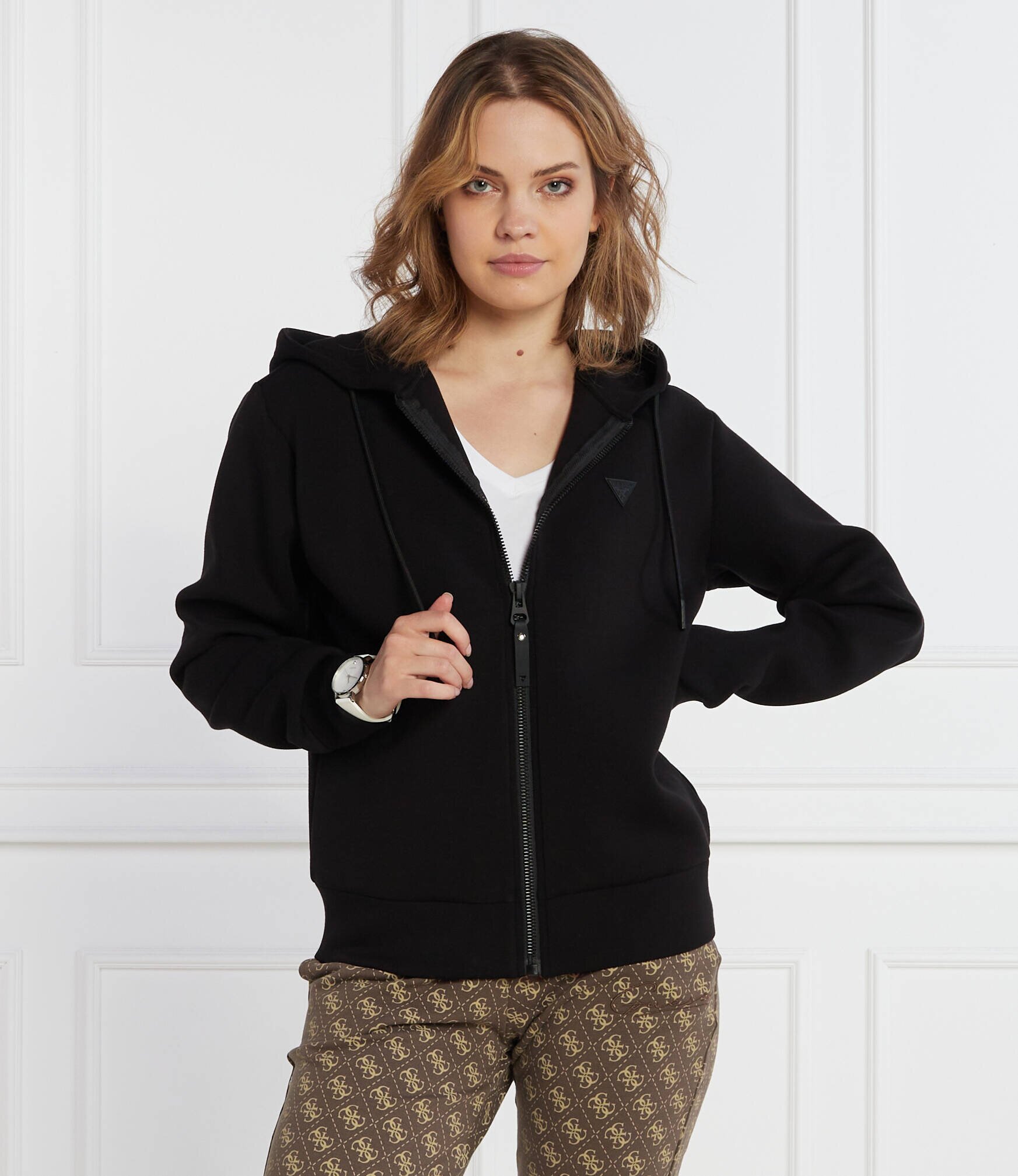 GUESS ACTIVE Hanorac ALLIE SCUBA HOODIE ZIP | Regular Fit