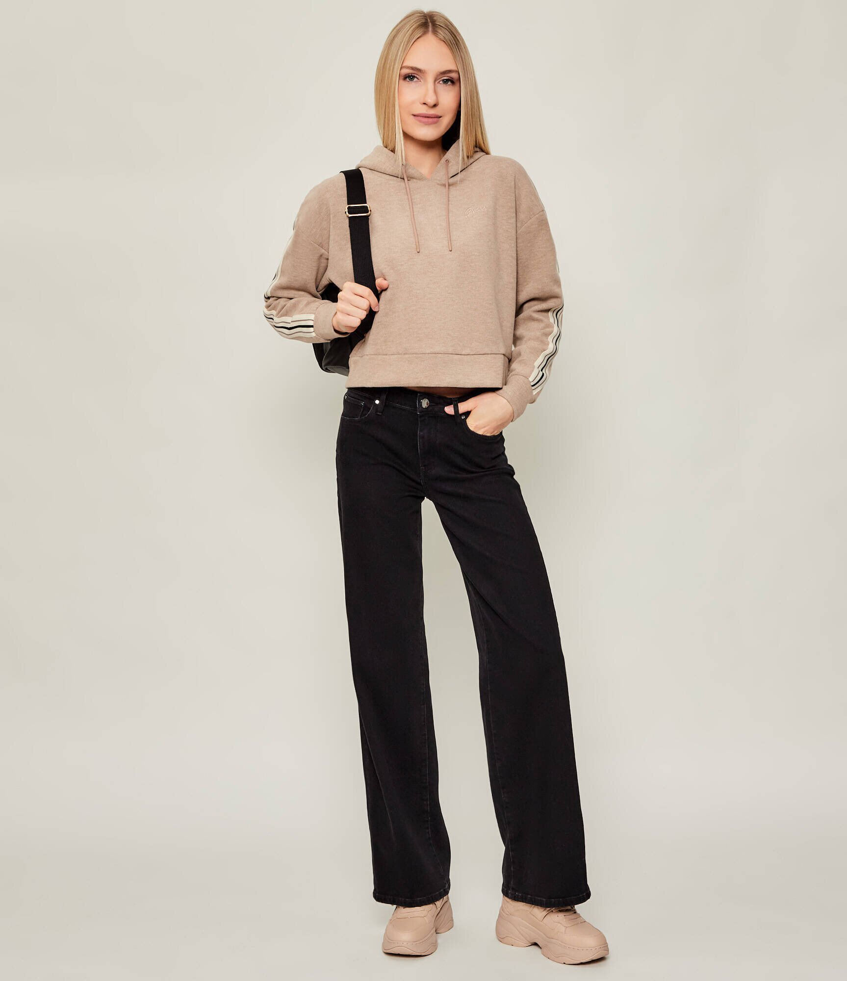 GUESS ACTIVE Hanorac MURIEL | Oversize fit cu adaos de lână