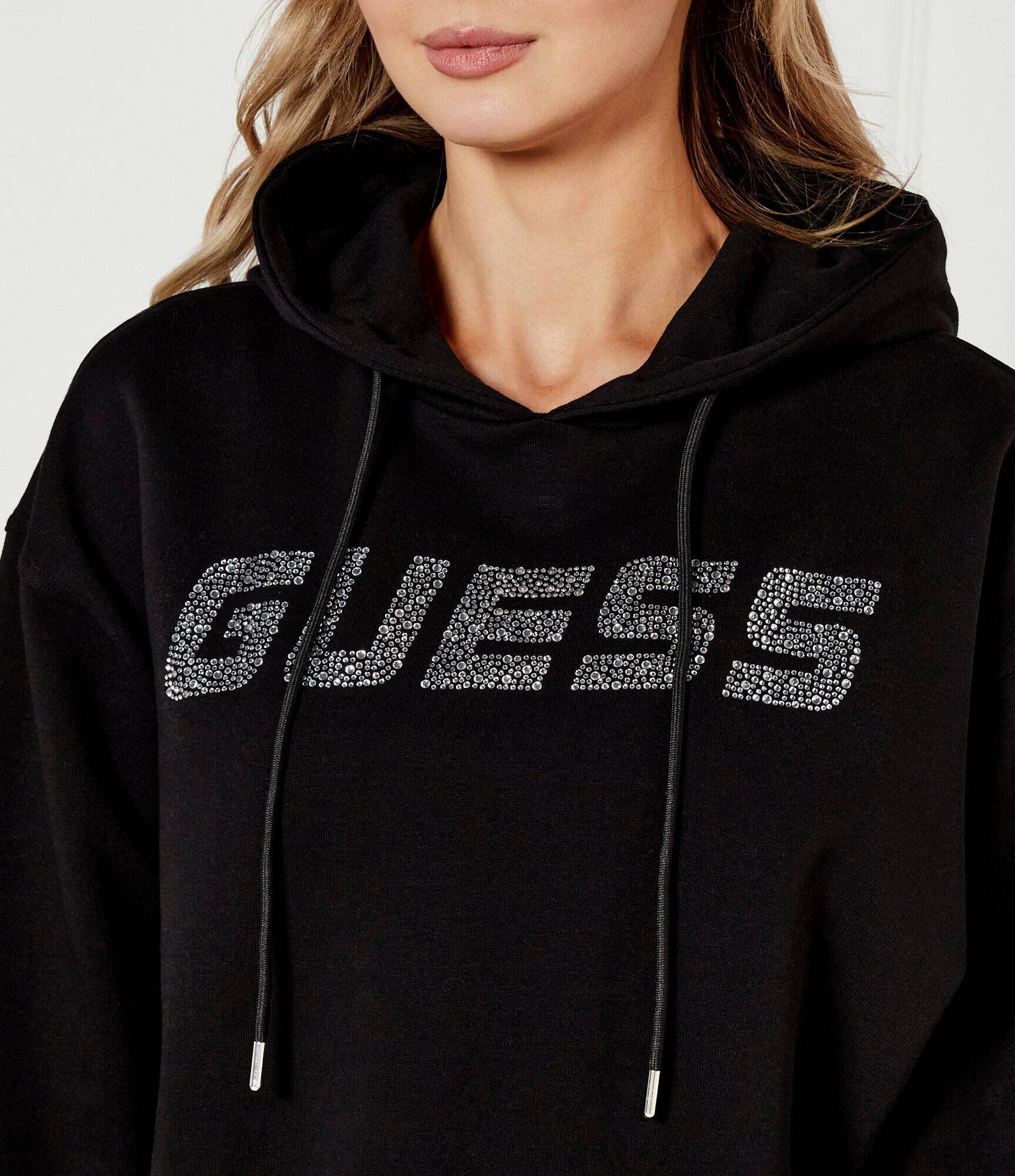 GUESS ACTIVE Hanorac PRIMULA RHINESTONES | Cropped Fit