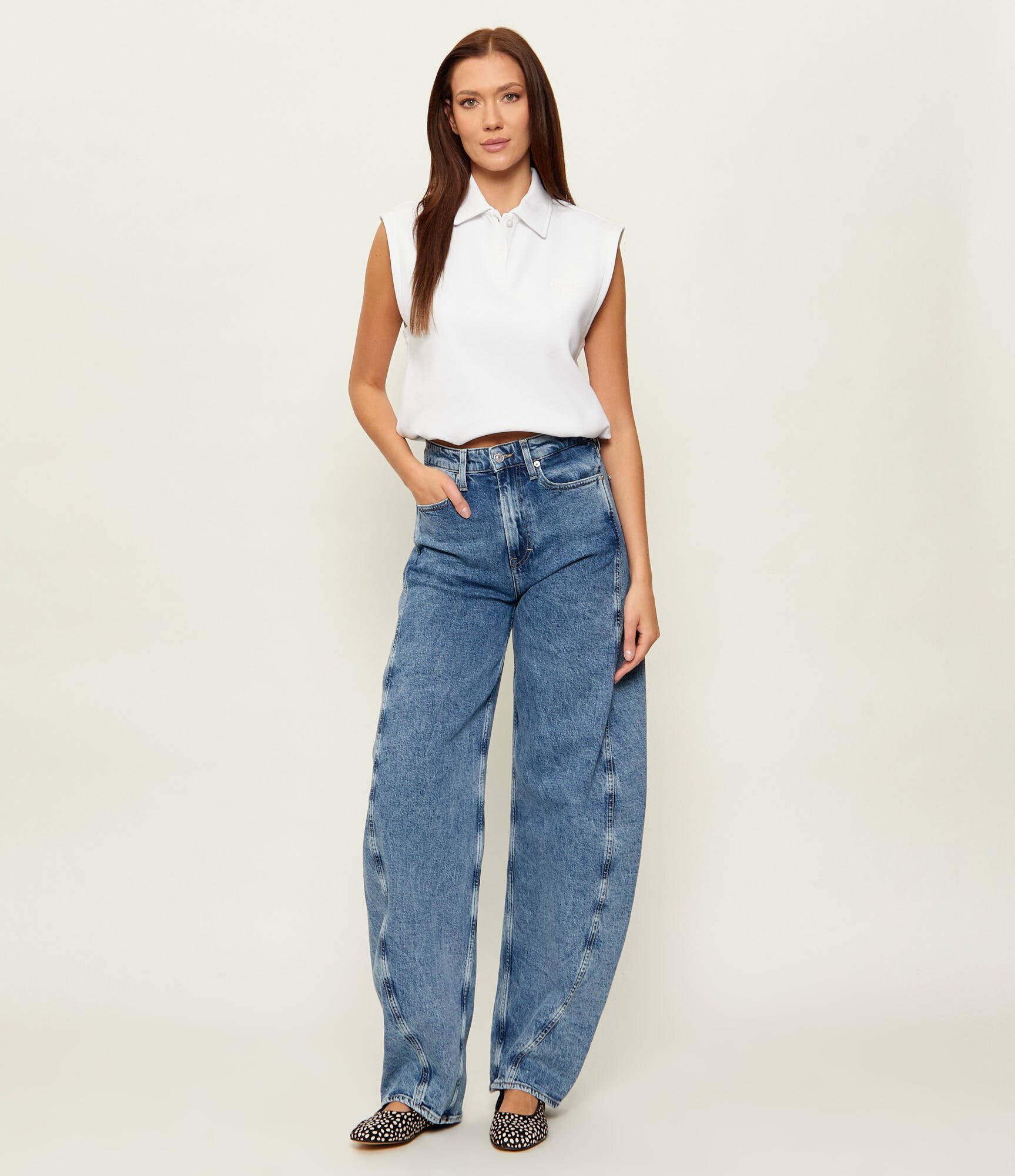 GUESS ACTIVE Polo HABI | Cropped Fit