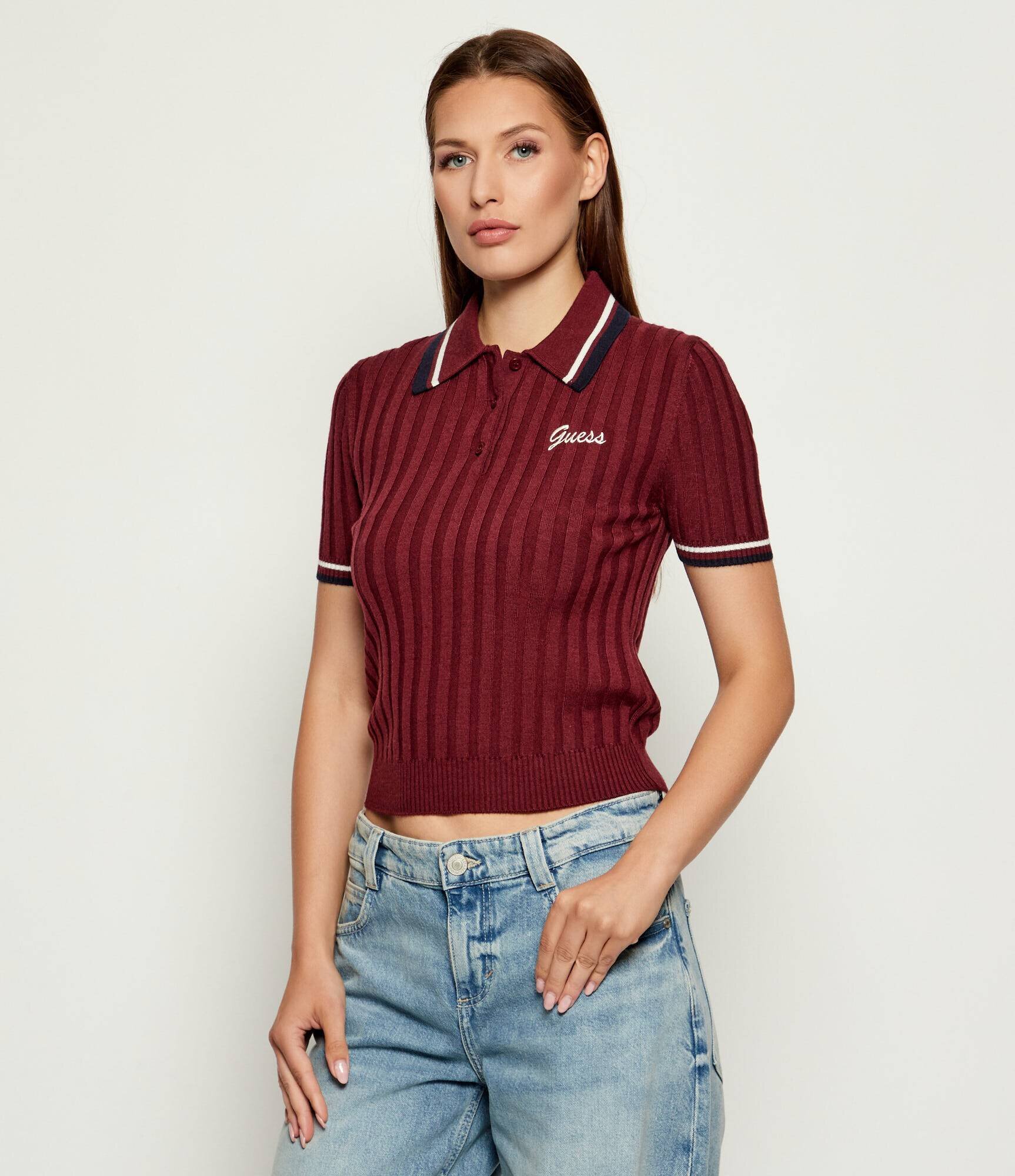 GUESS ACTIVE Polo SABINA | Slim Fit cu adaos de lână