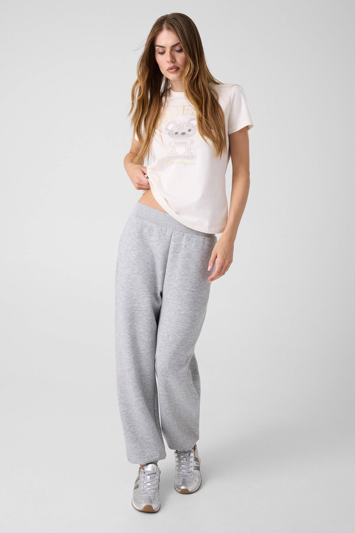 GUESS ACTIVE Tricou Rhinestones Mini Bear | regular fit