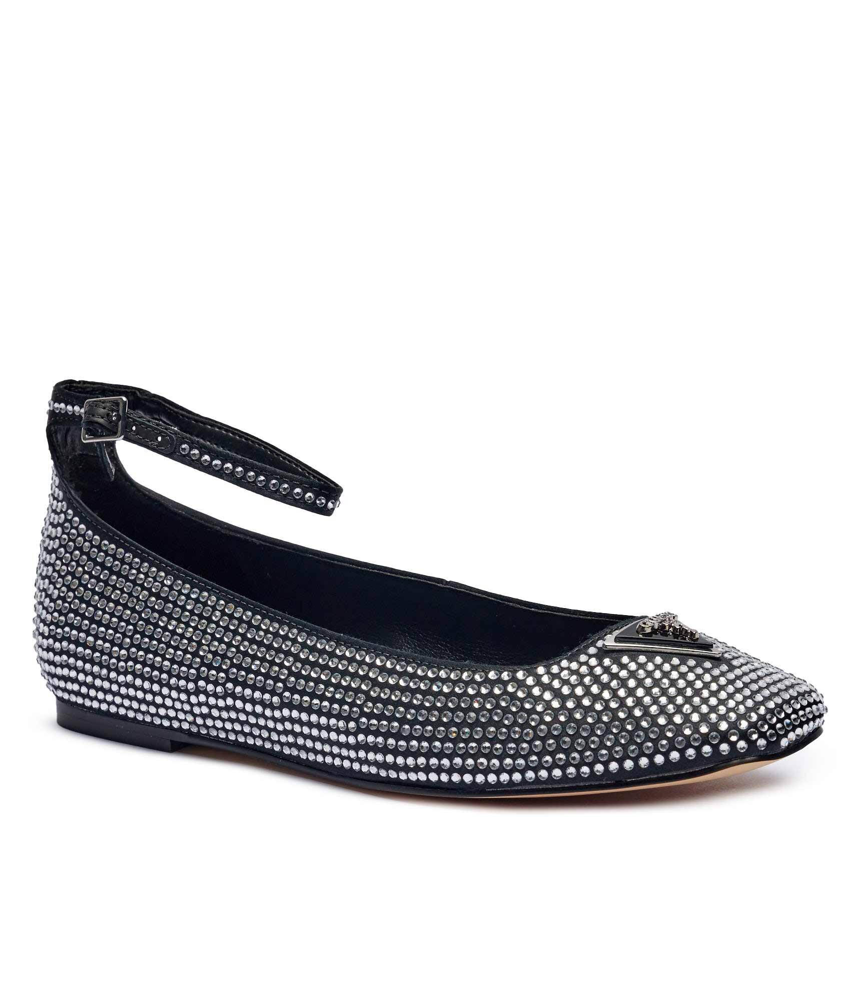 GUESS Balerini Levvise cu adaos de piele