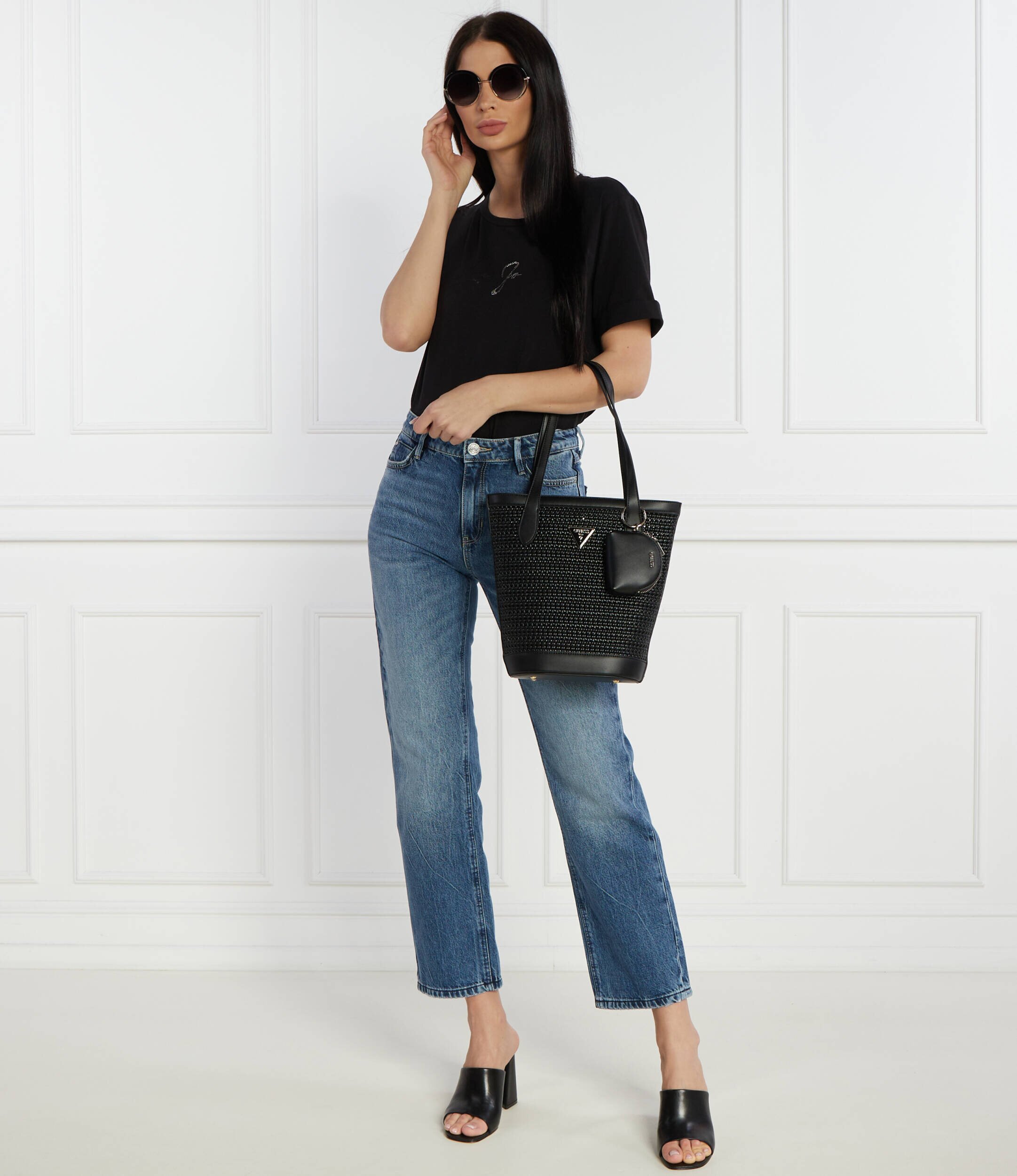 GUESS Blugi 1981 | Straight fit | high waist